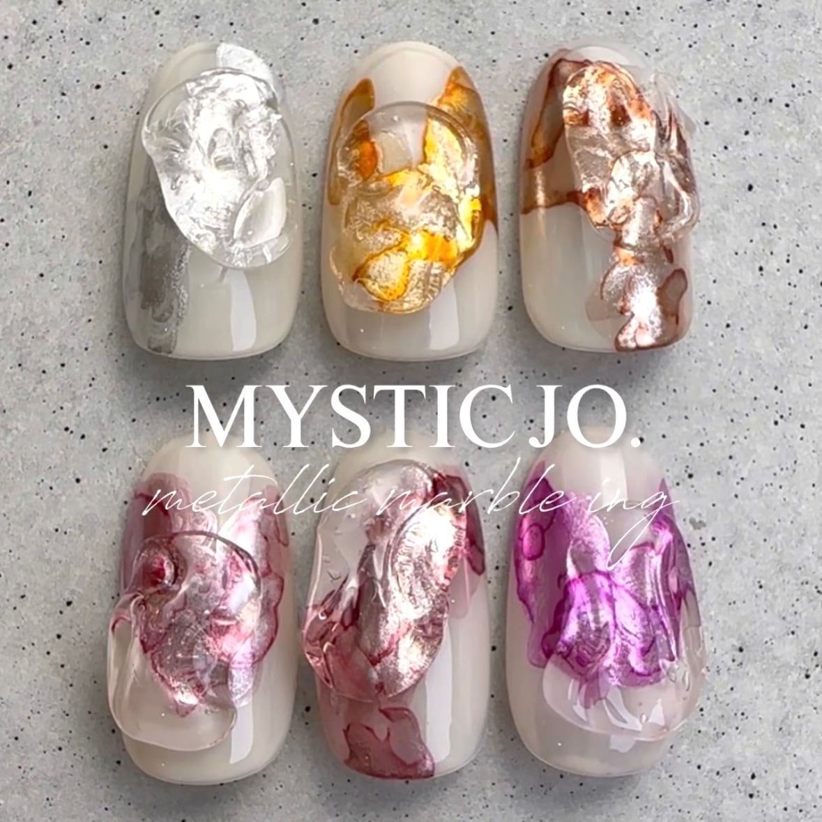 【MYSTIC JO.】METALLIC MARBLE INK