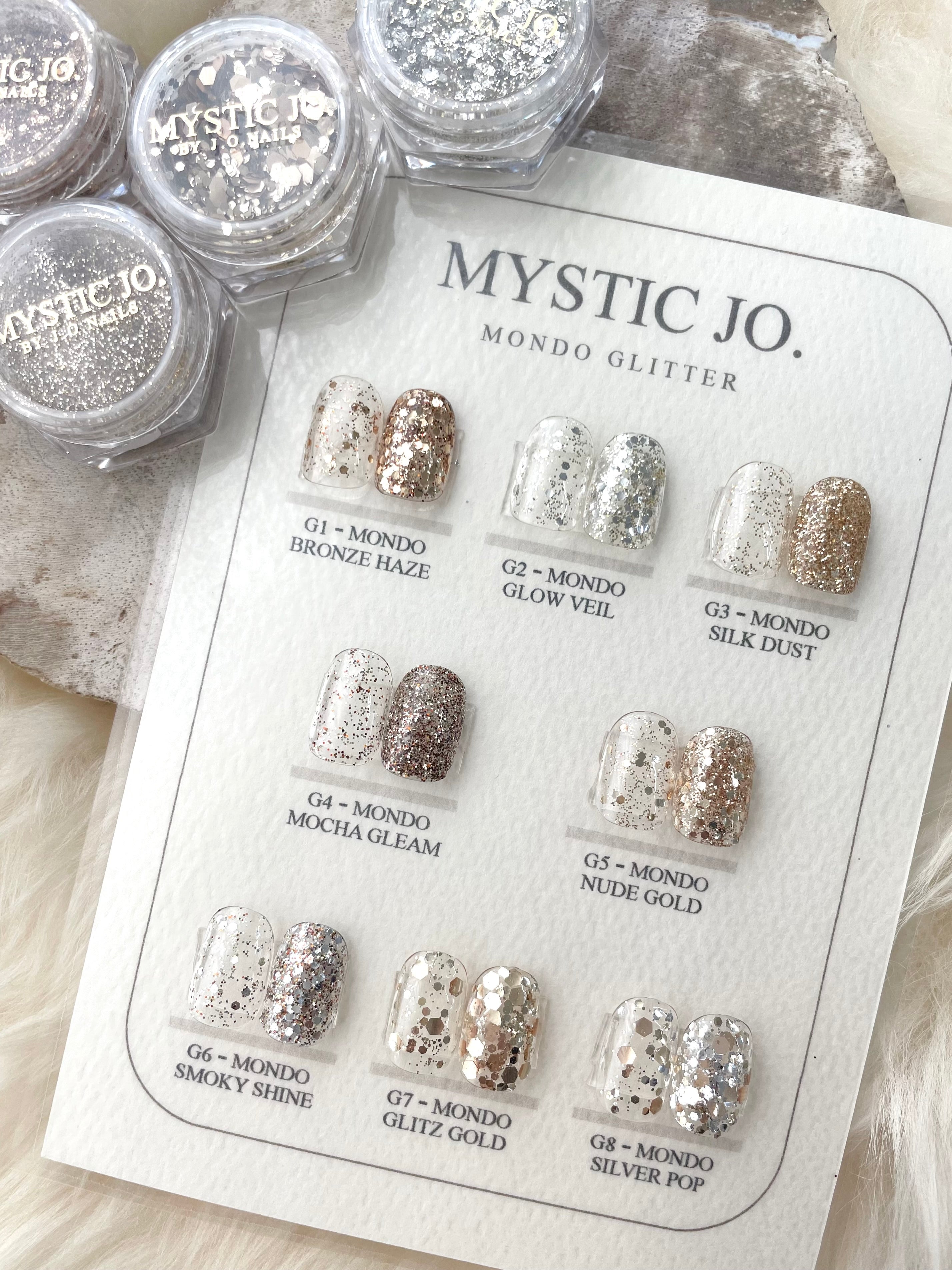 【MYSTIC JO.】MONDO GLITTER (8color)