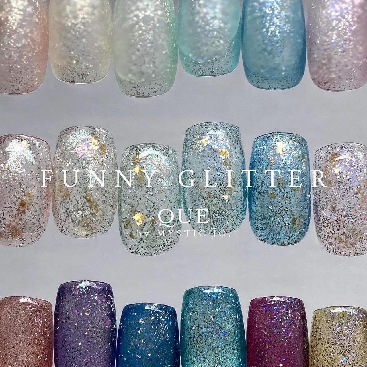 ミスティックジョーQUE キュイFUNNY GLITTER 6色 セット　美品 QUE】FUNNY GLITTER(FG series)全6色 – J.O.ONLINE