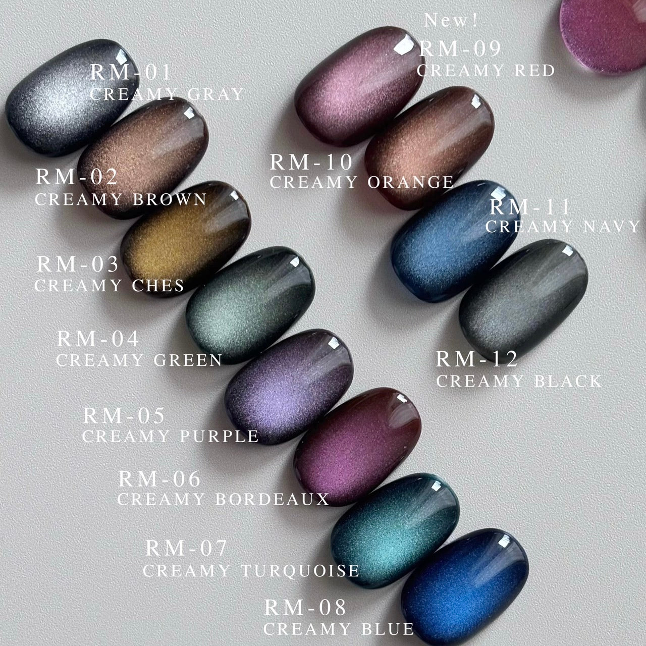 【QUE】CREAMY MAG(RM series)全12色