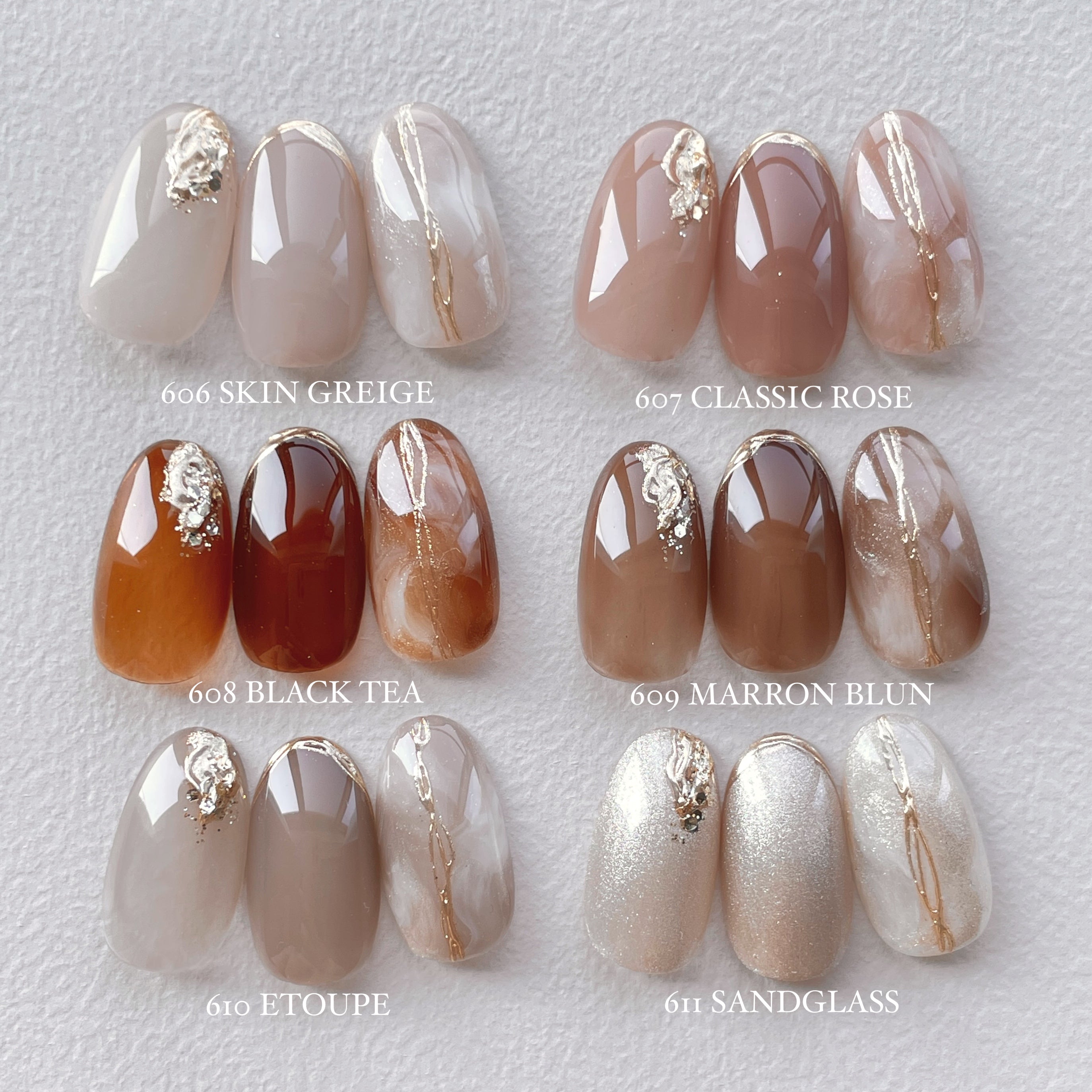 【MYSTIC JO.】MYSTIC GEL 606~611 / Aya