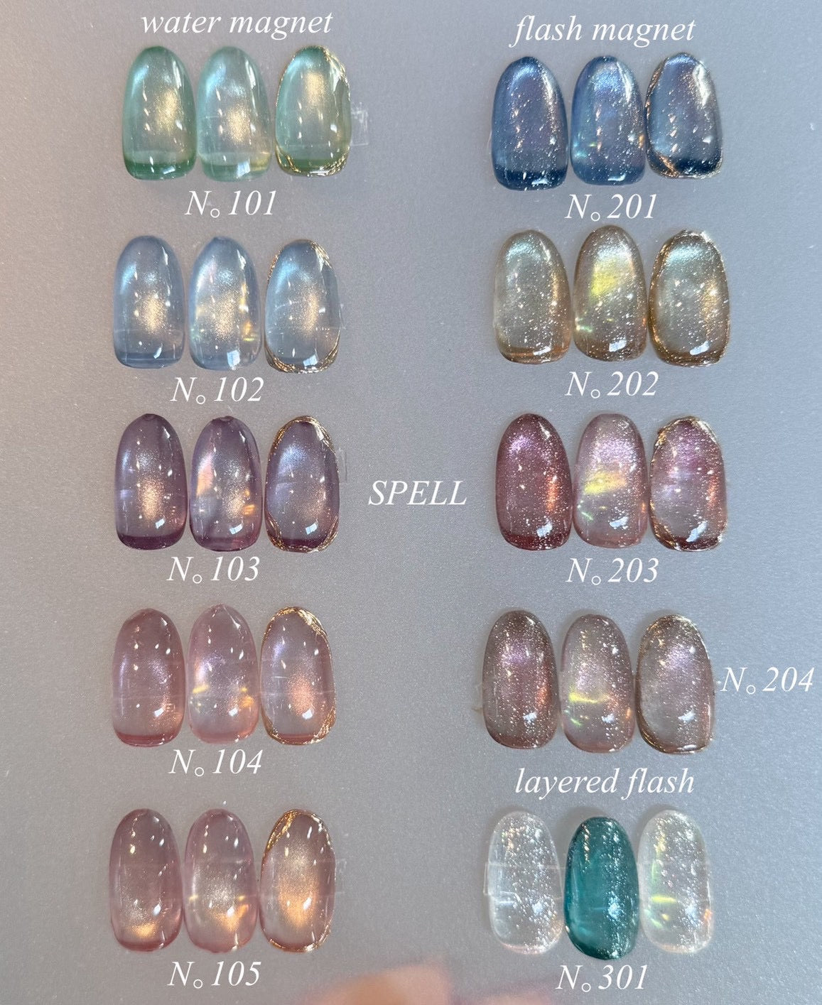 SPELL】flash magnet 201~204 (4color) – J.O.ONLINE