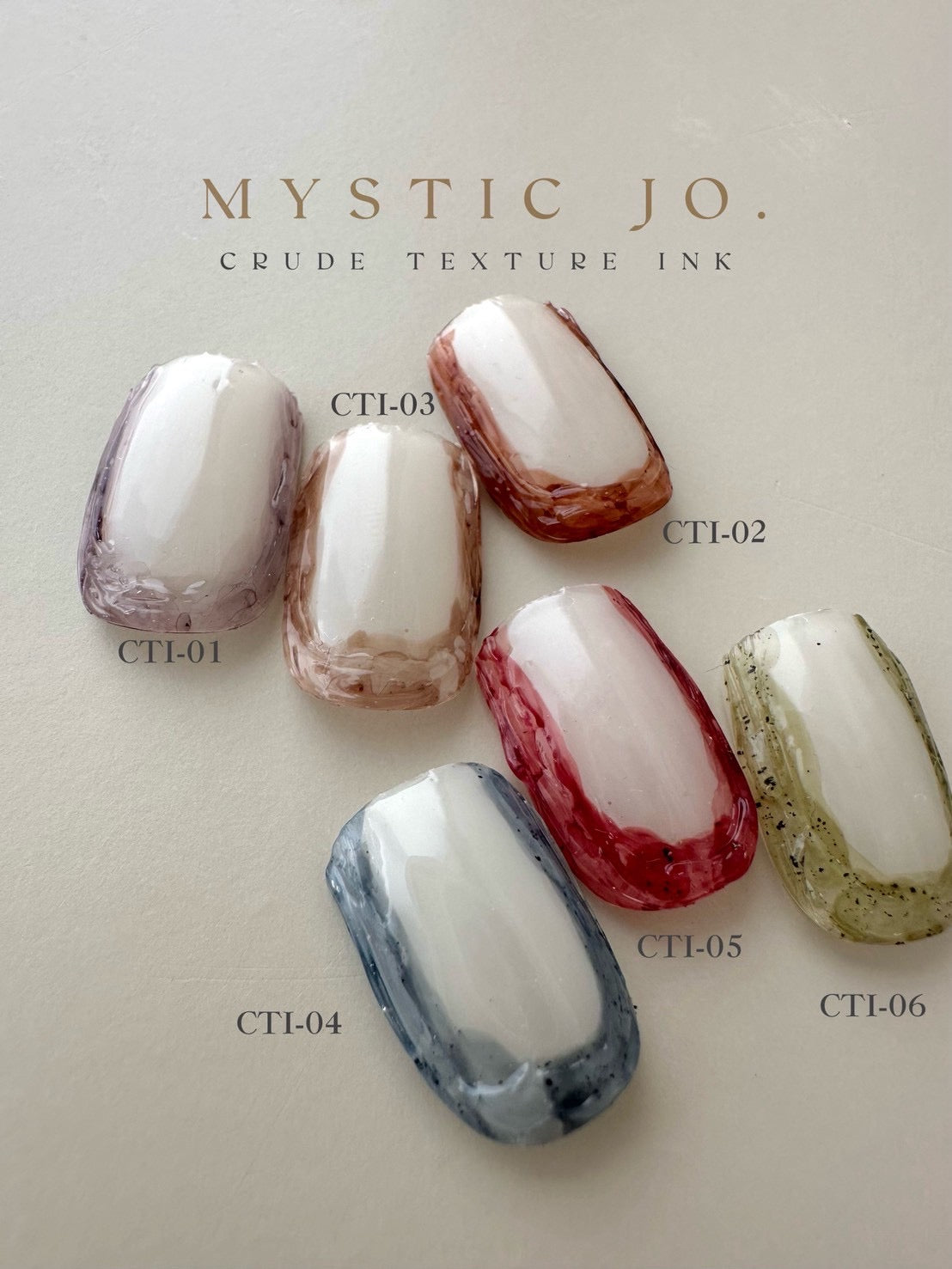 【MYSTIC JO.】CRUDE TEXTURE INK  (6color)