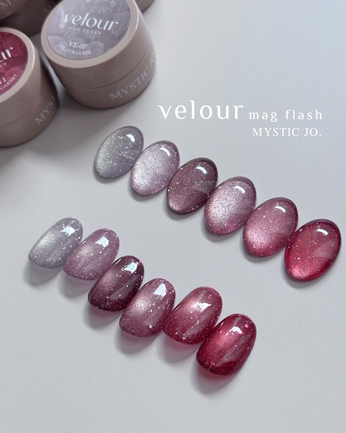 【MYSTIC JO.】VELOUR MAG FLASH / VE-07~12 (6color)