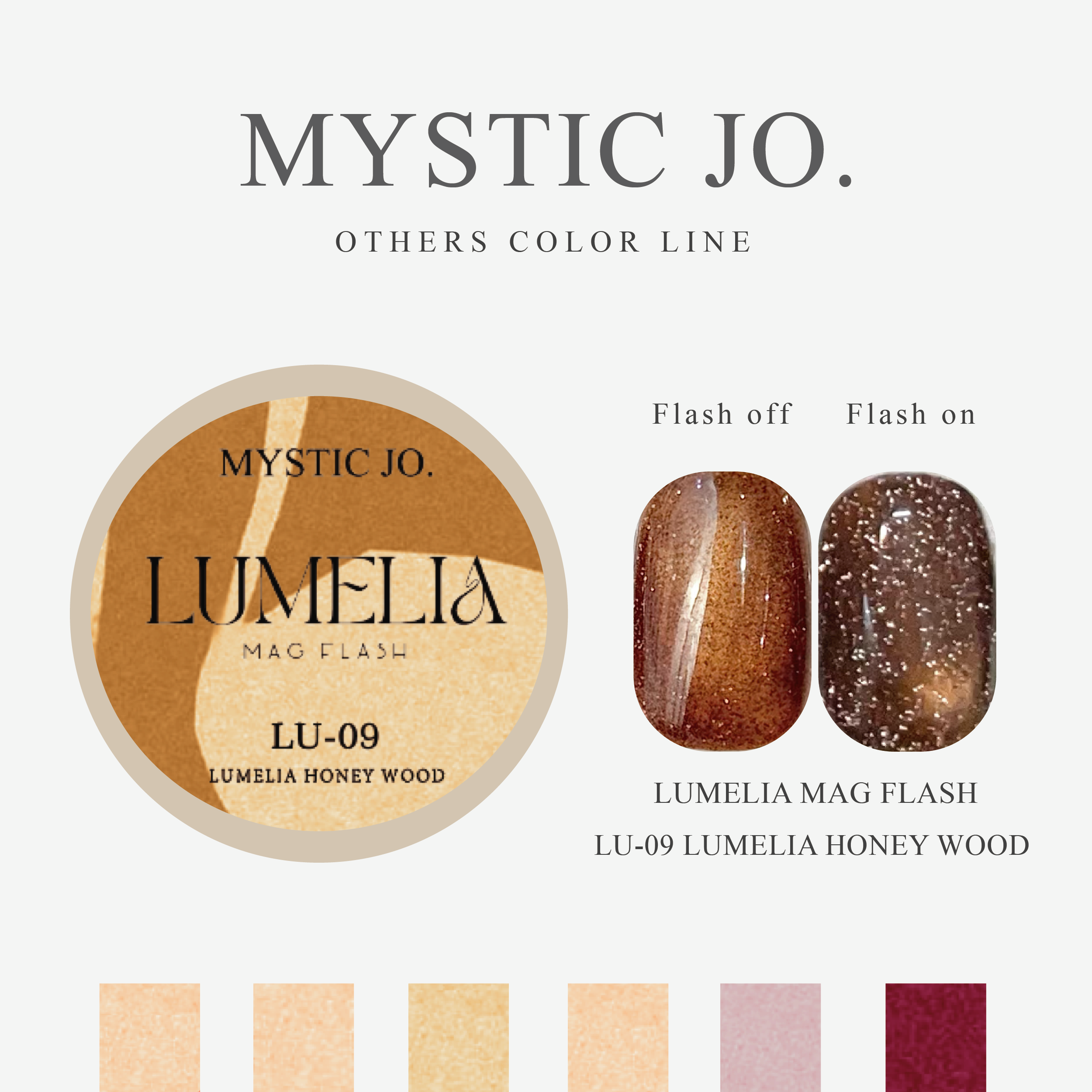 【MYSTIC JO.】LUMELIA MAG FLASH 07~12 (6color)