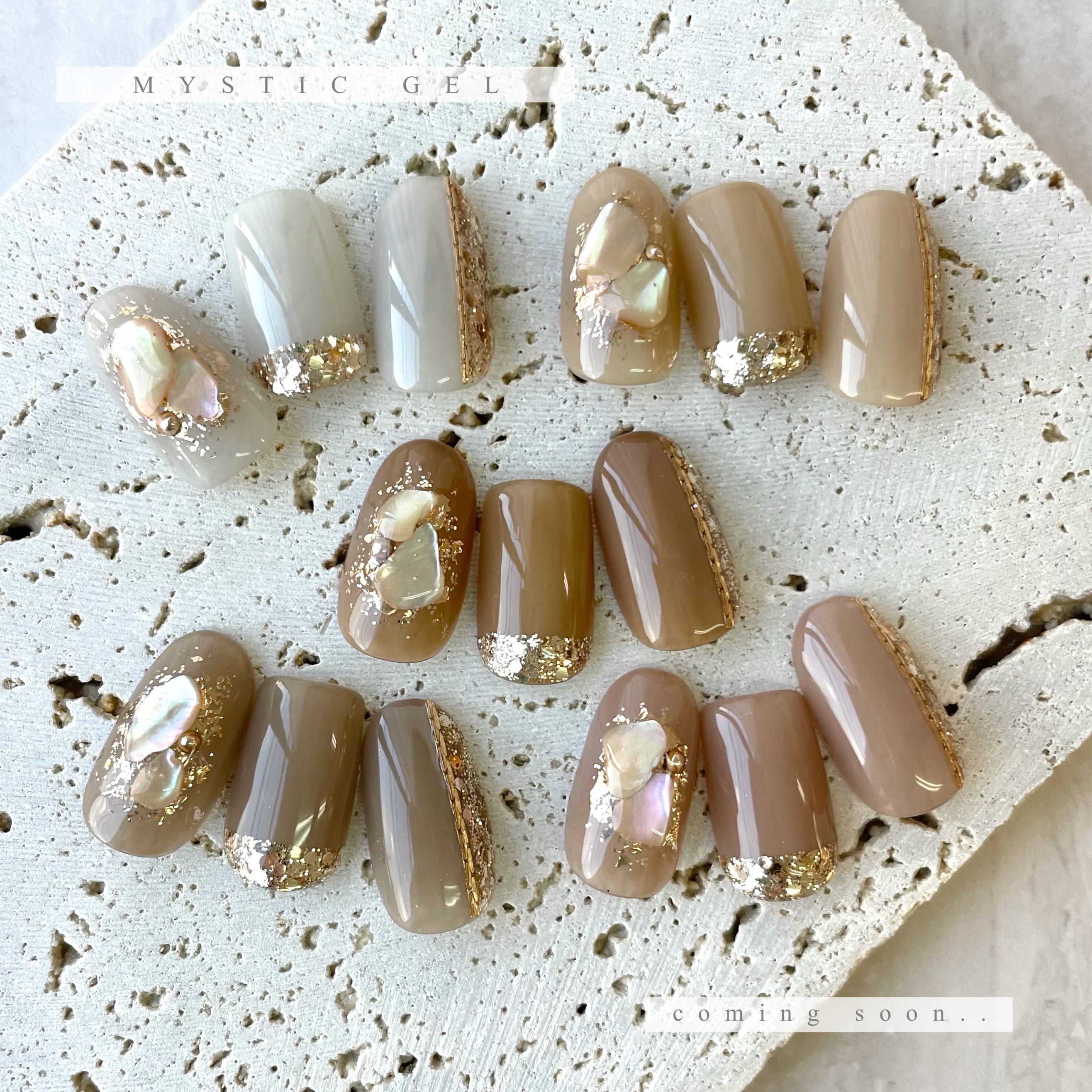 【MYSTIC JO.】NATURAL SHELL ( S-1 )