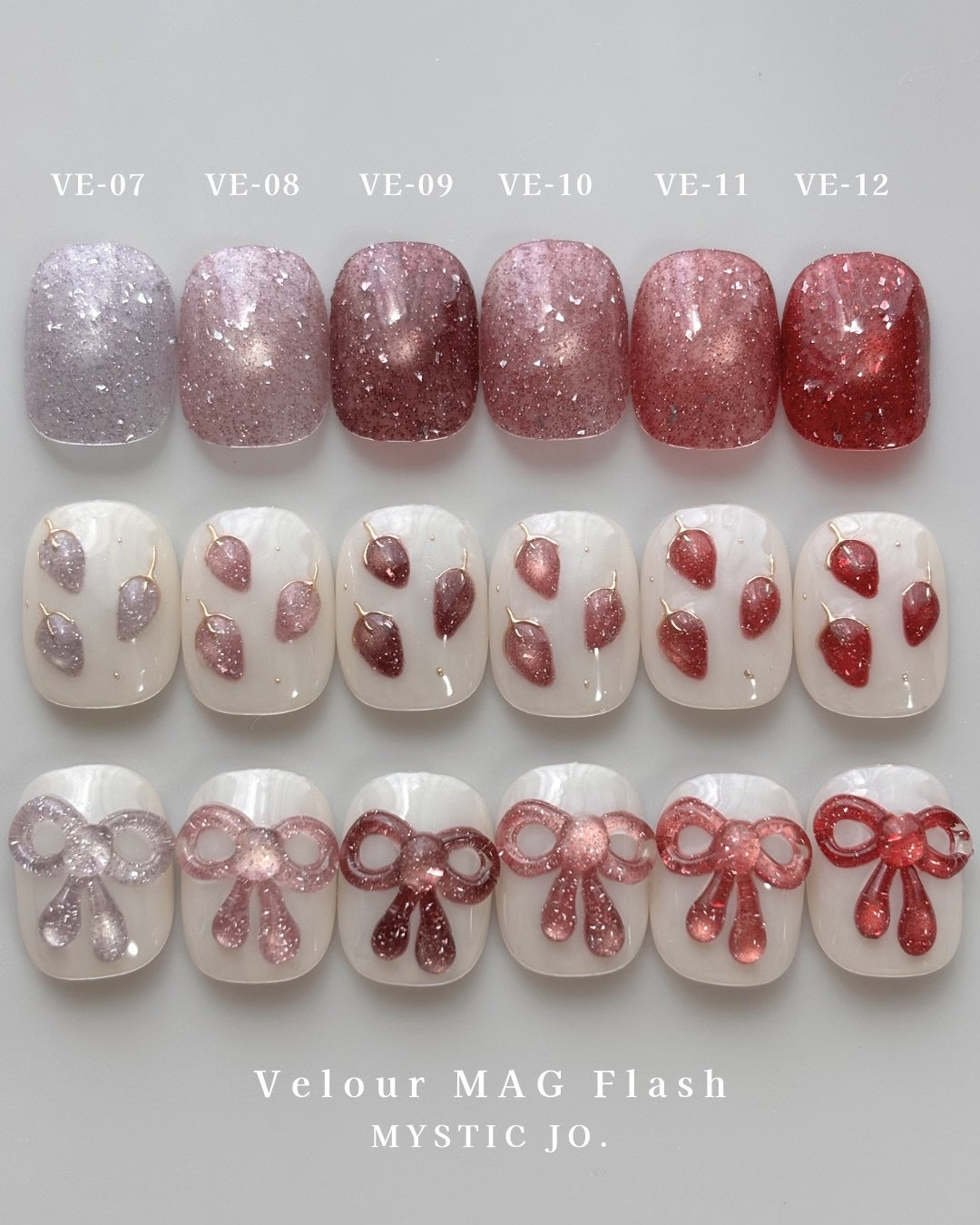 【MYSTIC JO.】VELOUR MAG FLASH / VE-07~12 (6color)