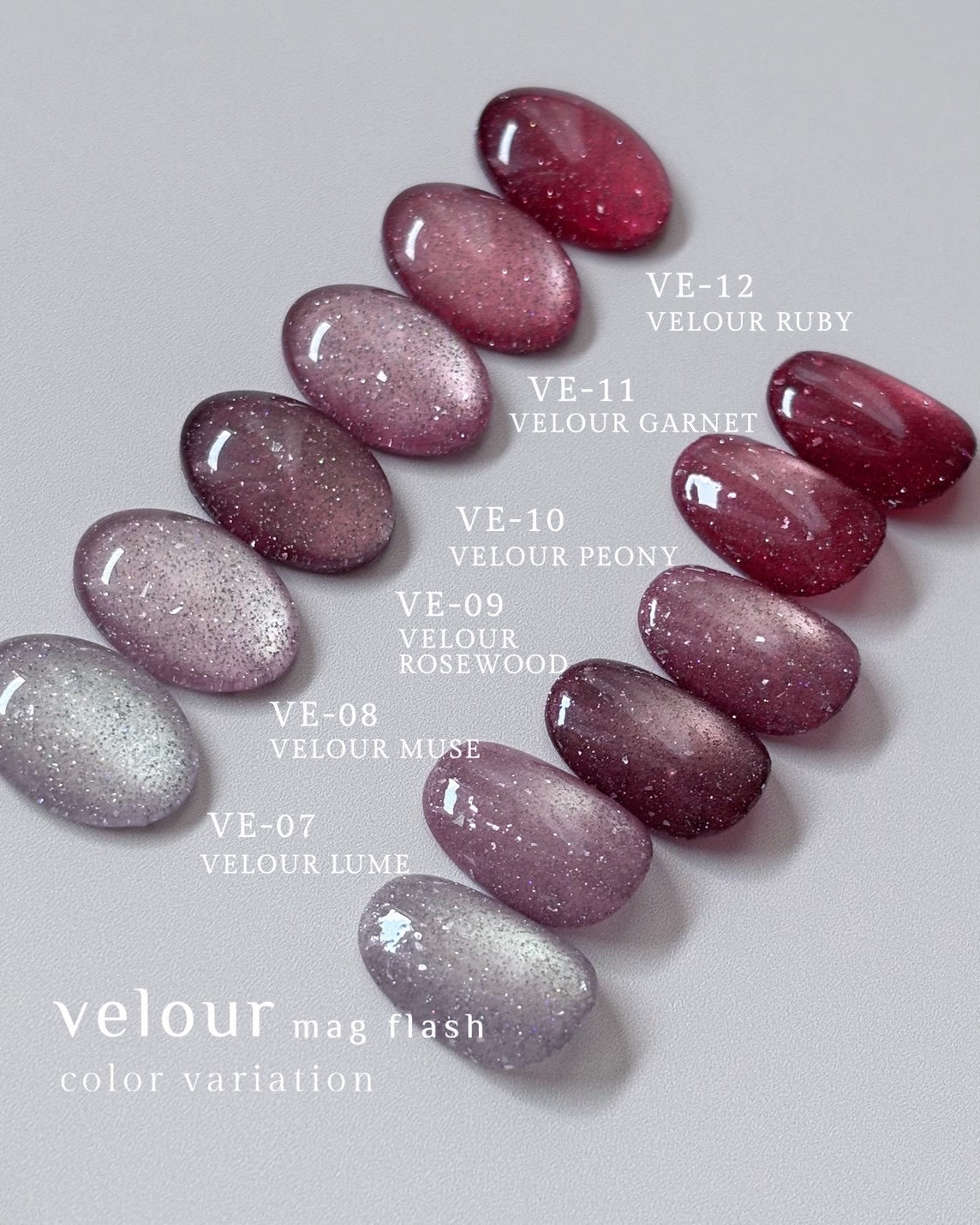 【MYSTIC JO.】VELOUR MAG FLASH / VE-07~12 (6color)
