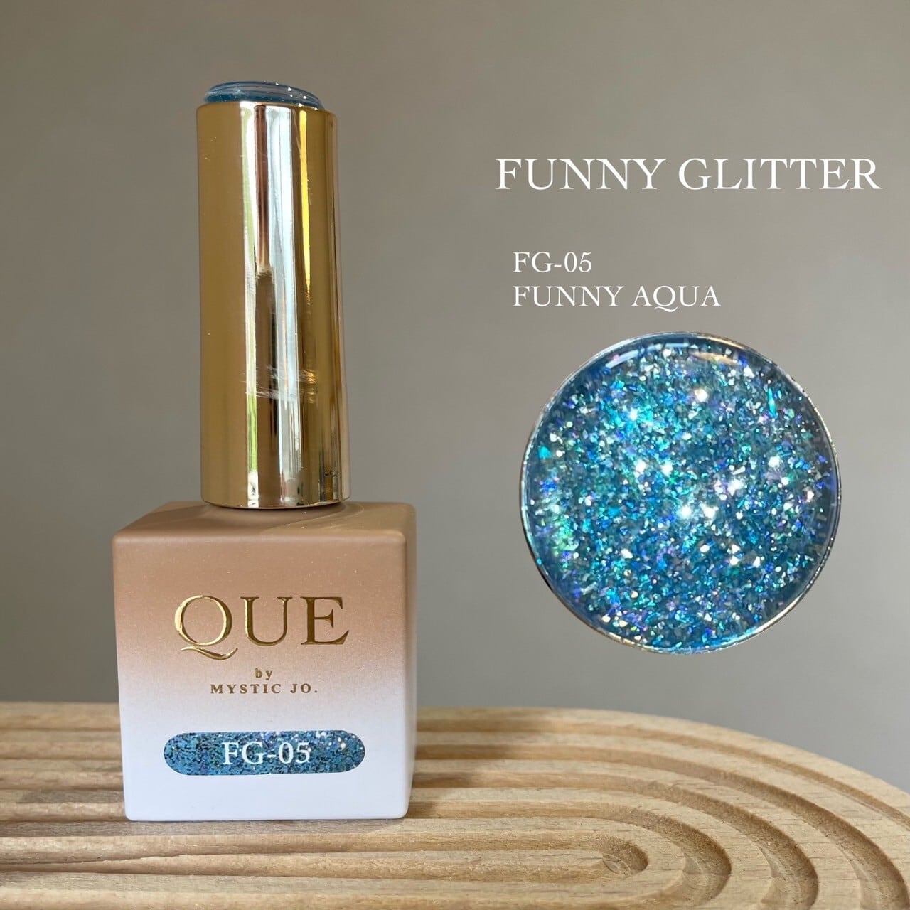 【QUE】FUNNY GLITTER(FG series)全6色