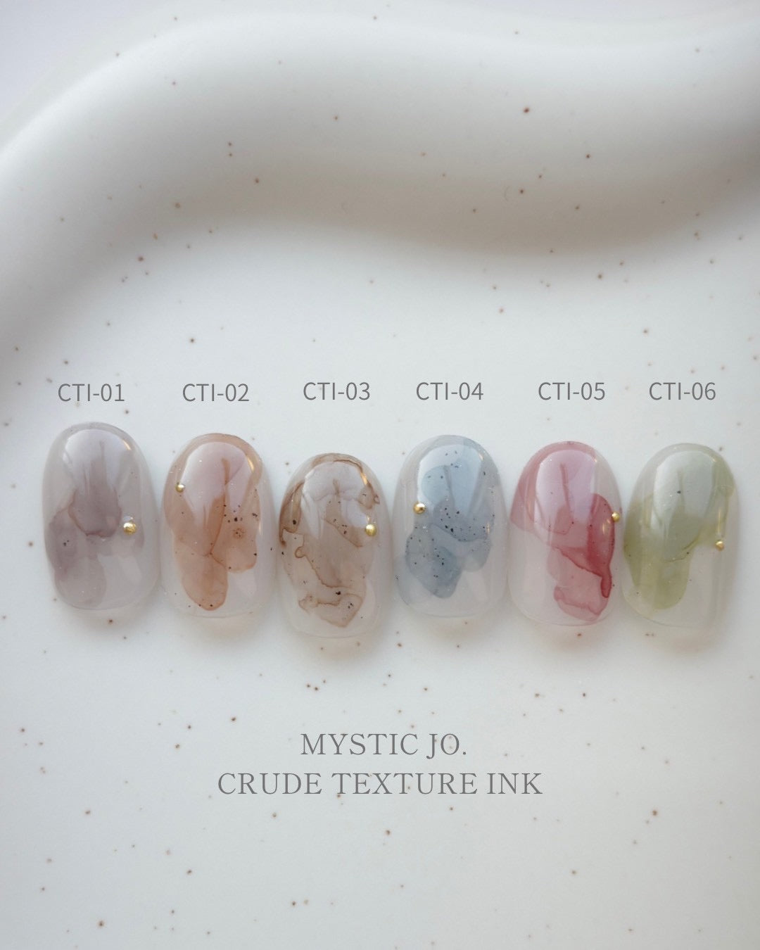 【MYSTIC JO.】CRUDE TEXTURE INK  (6color)