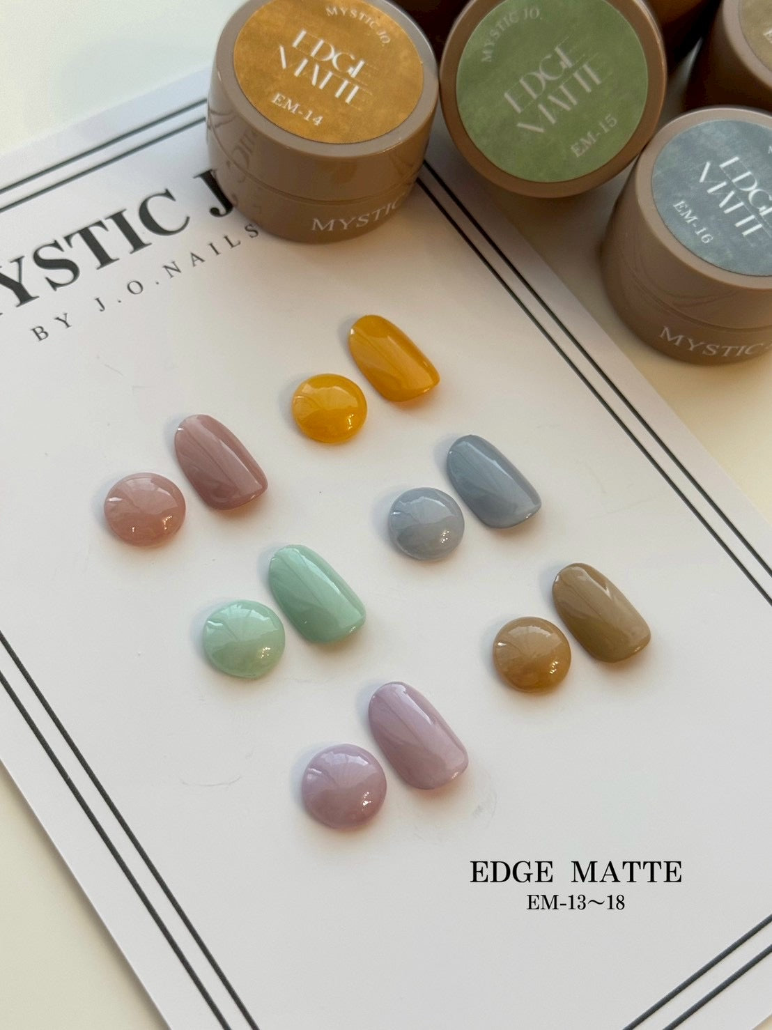 【MYSTIC JO.】EDGE MATTE / EM-13~18 (6color)