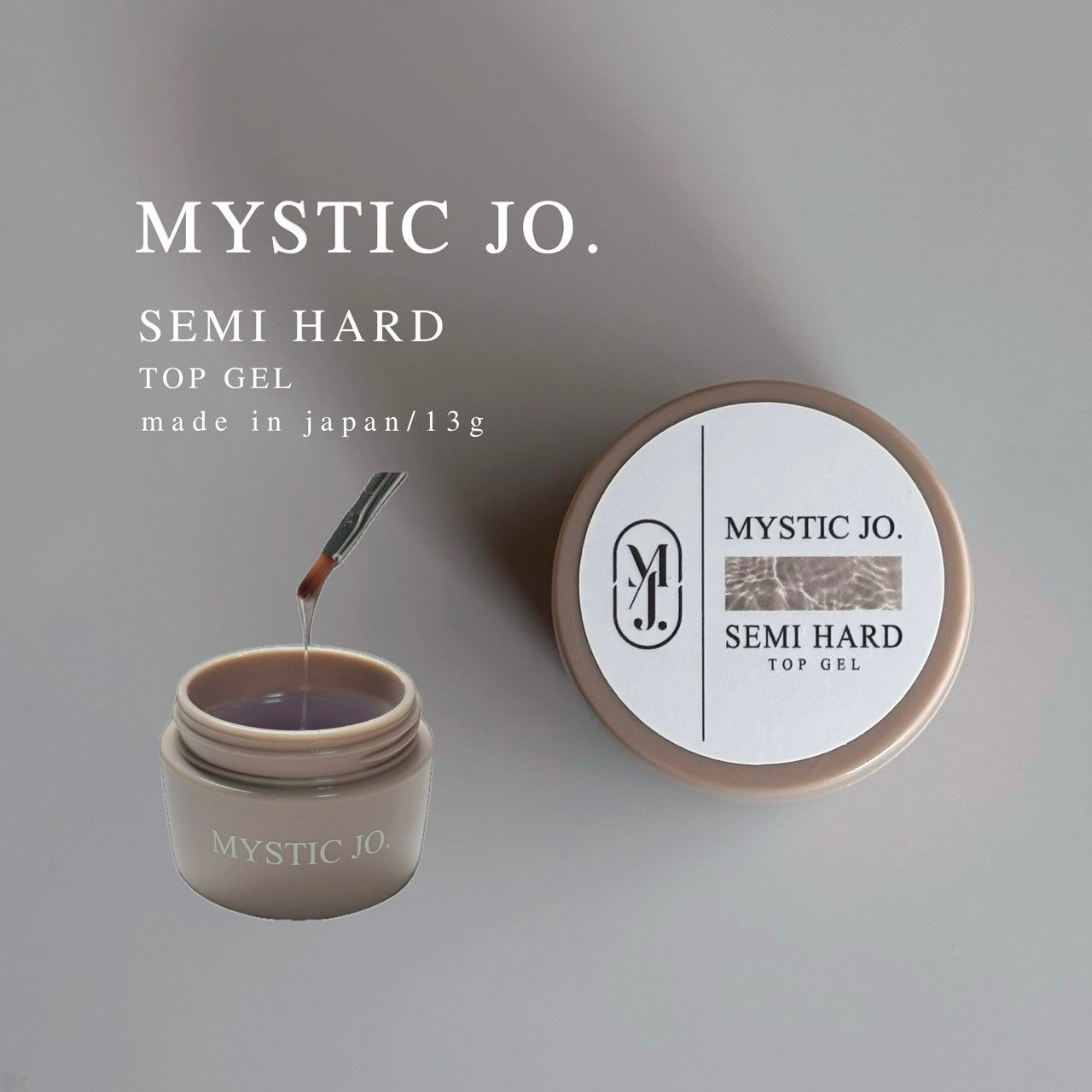 【MYSTIC JO.】セミハードトップジェル