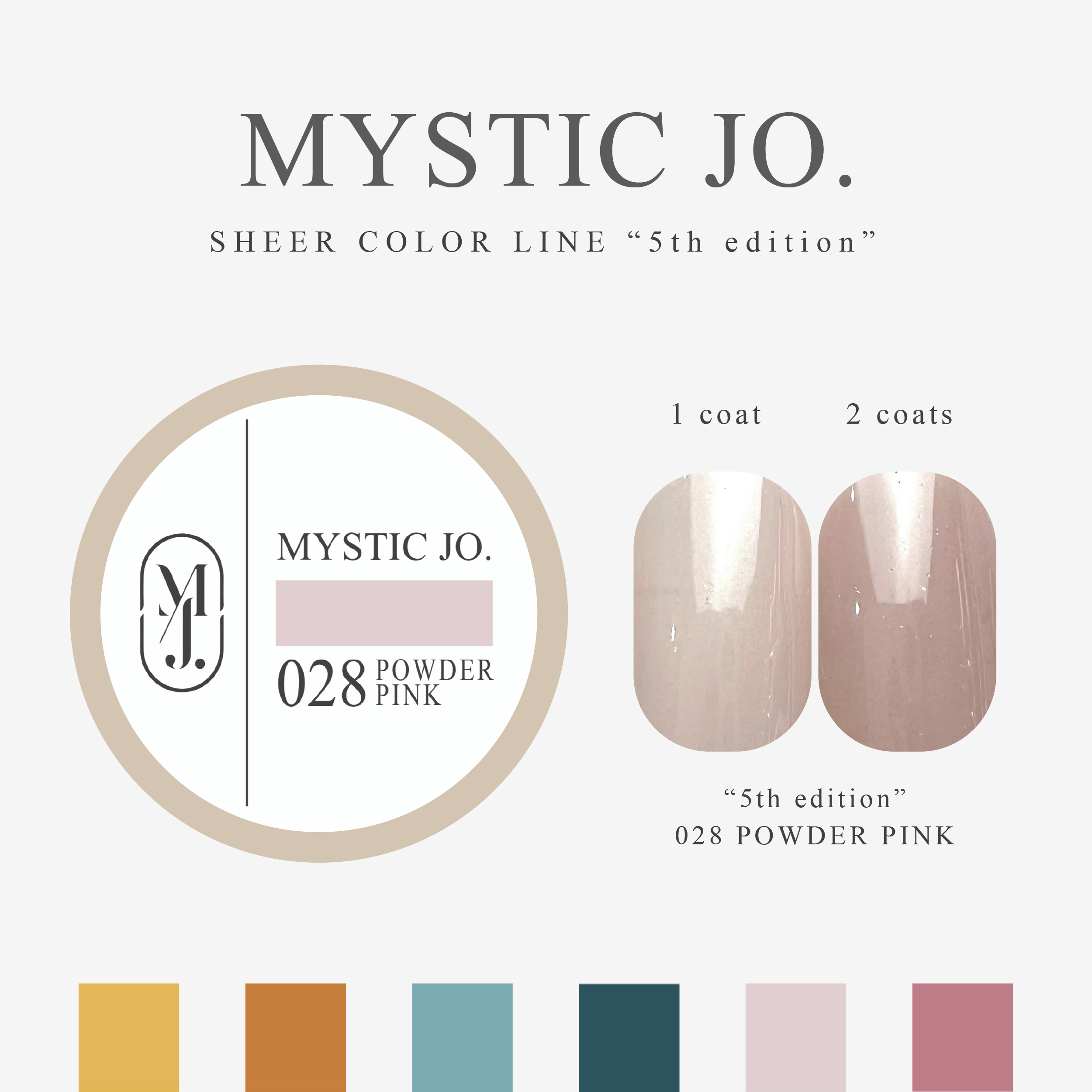 MYSTIC JO.】MYSTIC GEL 024~029 / 5th edition – J.O.ONLINE