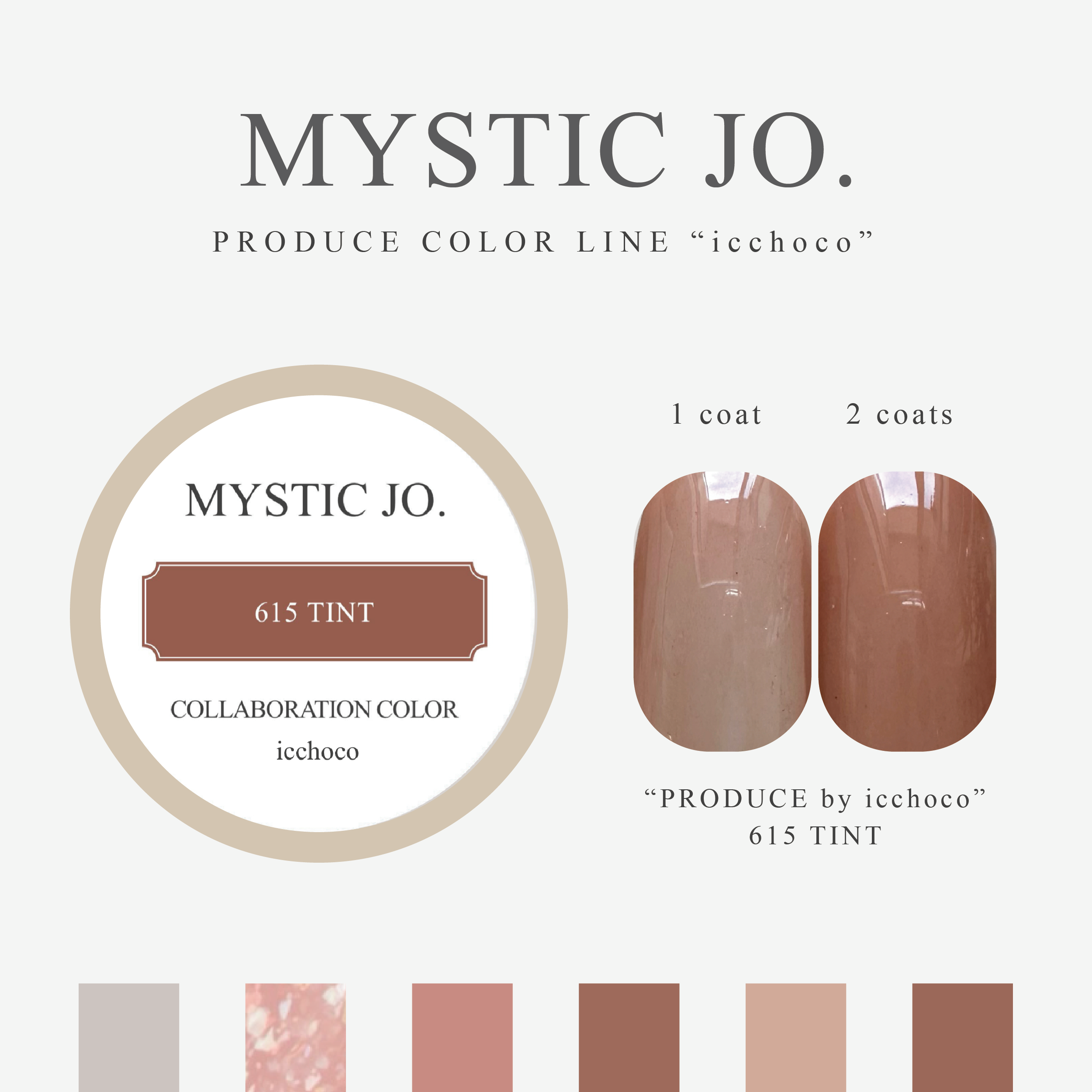 【MYSTIC JO.】MYSTIC GEL 612~617 / icchoco