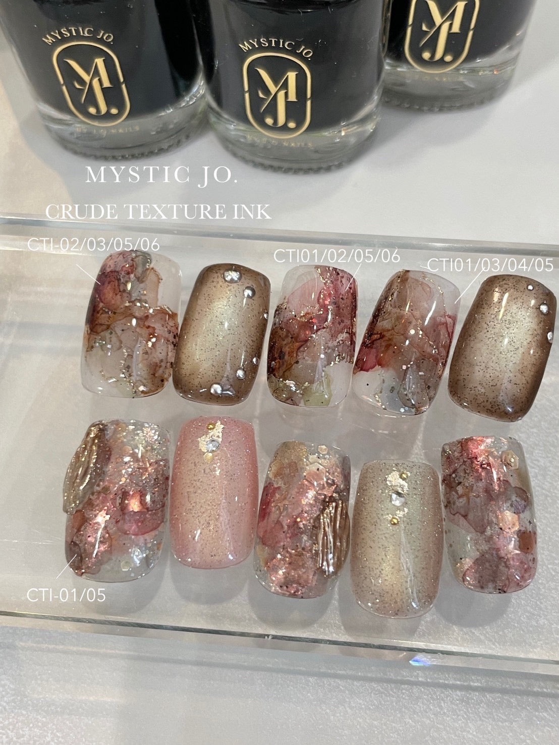 【MYSTIC JO.】CRUDE TEXTURE INK  (6color)