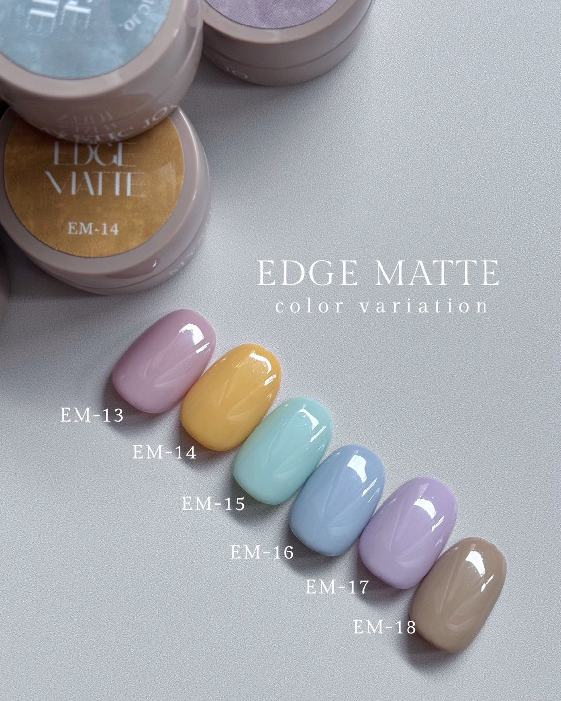 【MYSTIC JO.】EDGE MATTE / EM-13~18 (6color)