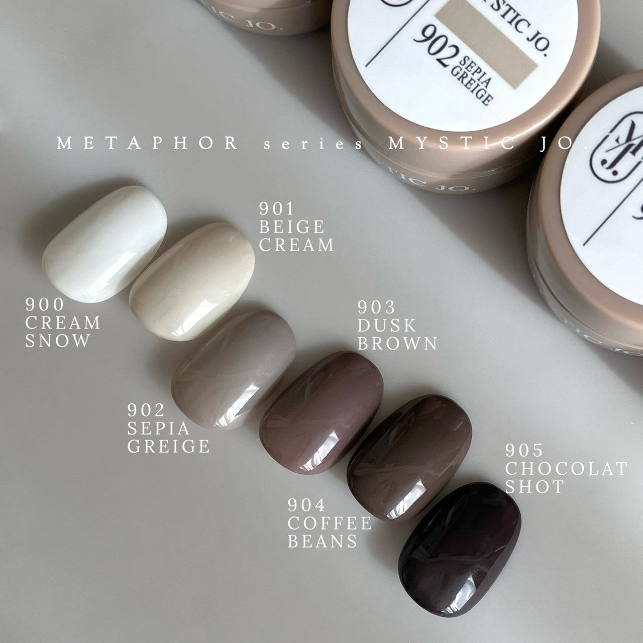 【MYSTIC JO.】MYSTIC GEL 900~905 / METAPHR
