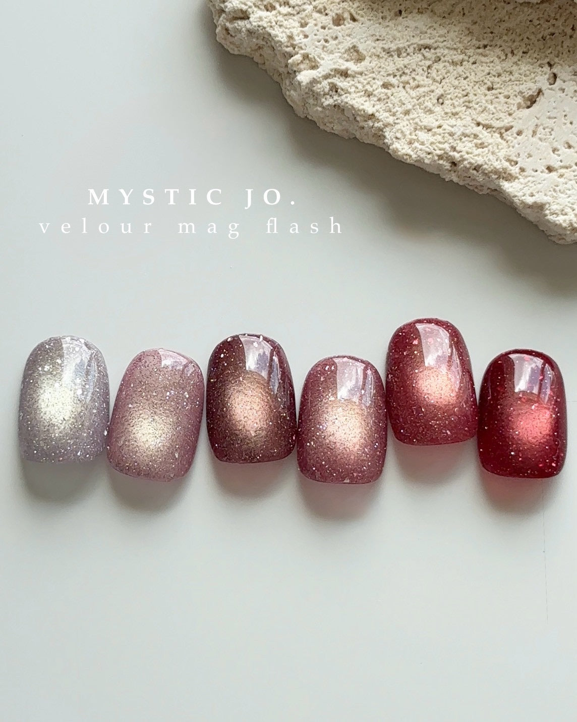 【MYSTIC JO.】VELOUR MAG FLASH / VE-07~12 (6color)