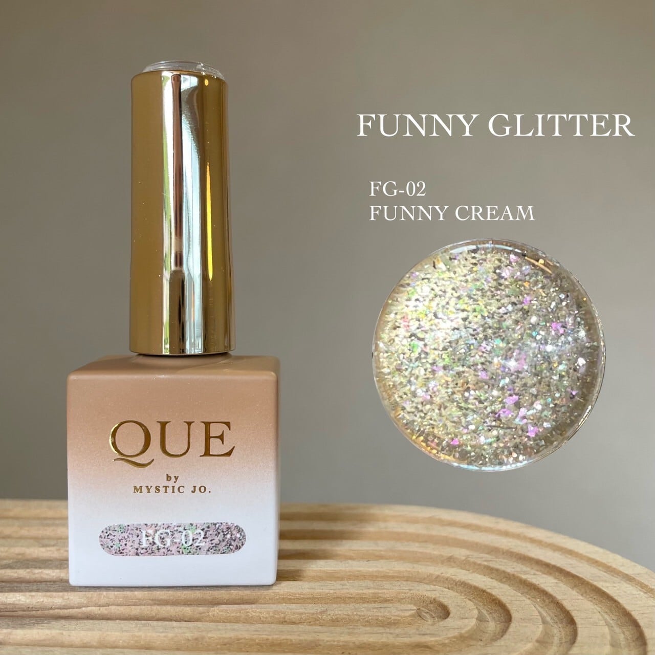 【QUE】FUNNY GLITTER(FG series)全6色