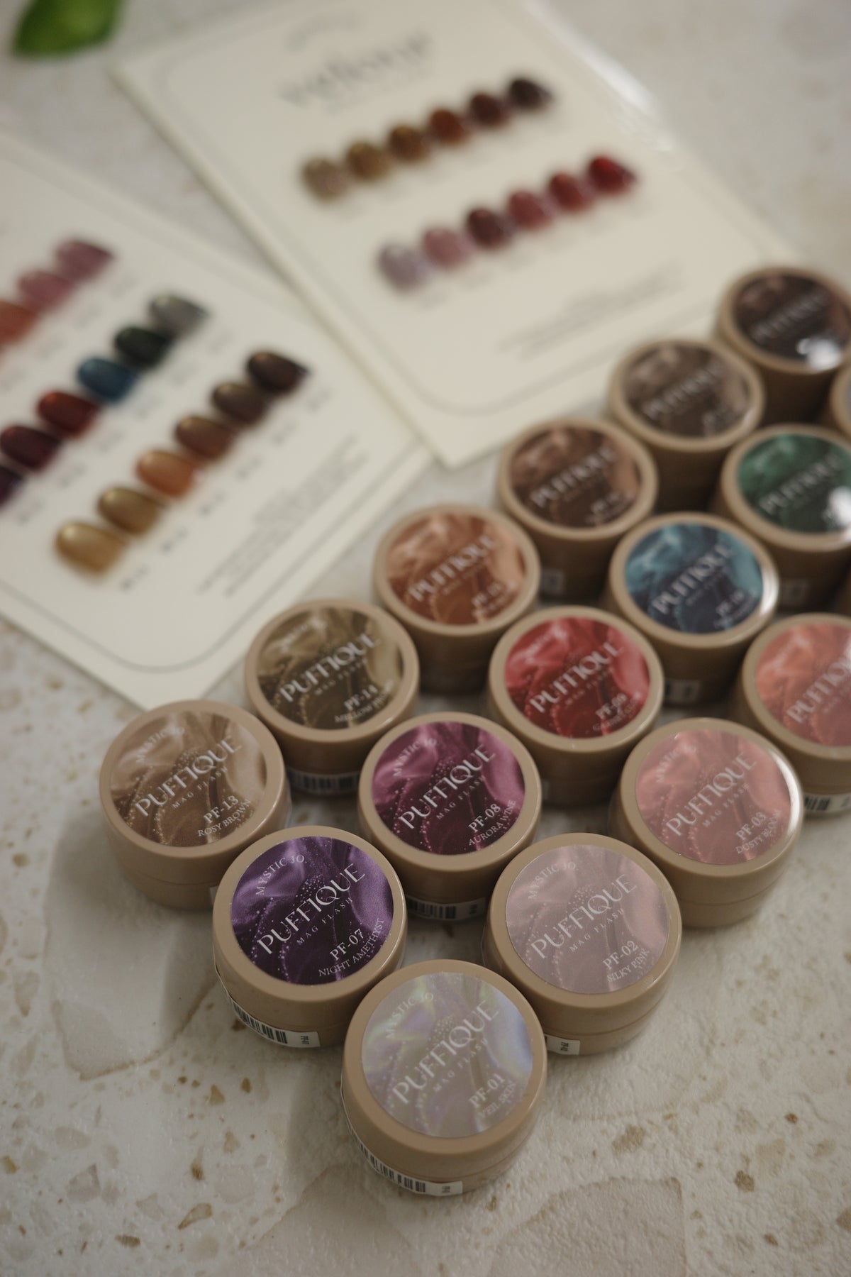 【MYSTIC JO.】PUFFIQUE MAG FLASH / PF-13 PUFFIQUE ROSY BROWN