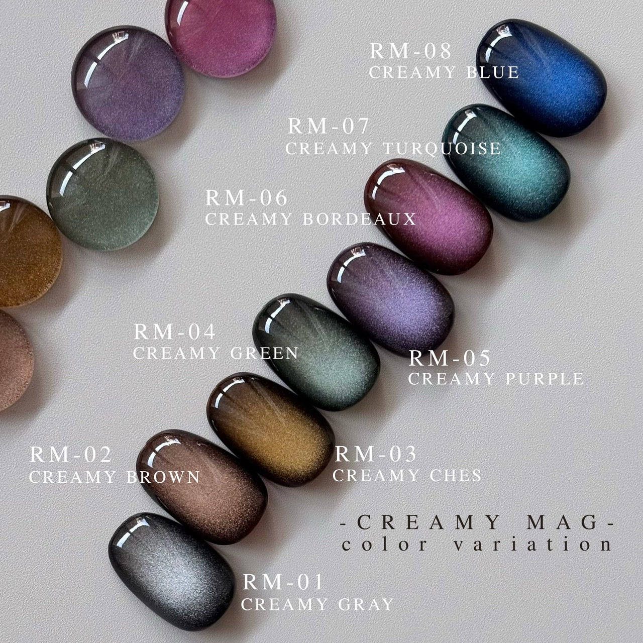 【QUE】CREAMY MAG(RM series)全12色