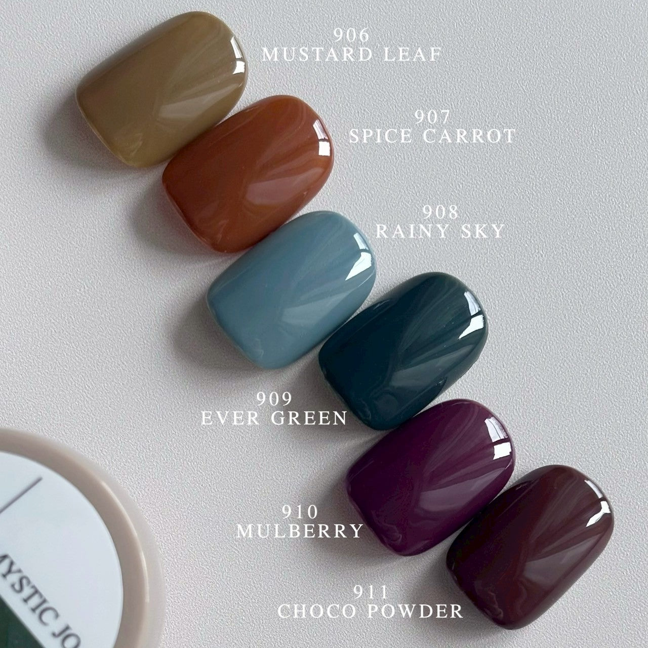 MYSTIC JO.】MYSTIC GEL 906~911 / NATURE – J.O.ONLINE
