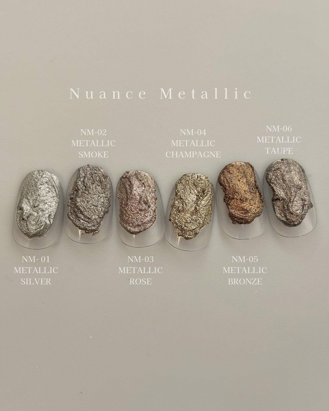 【MYSTIC JO.】NUANCE METALLIC (6color)