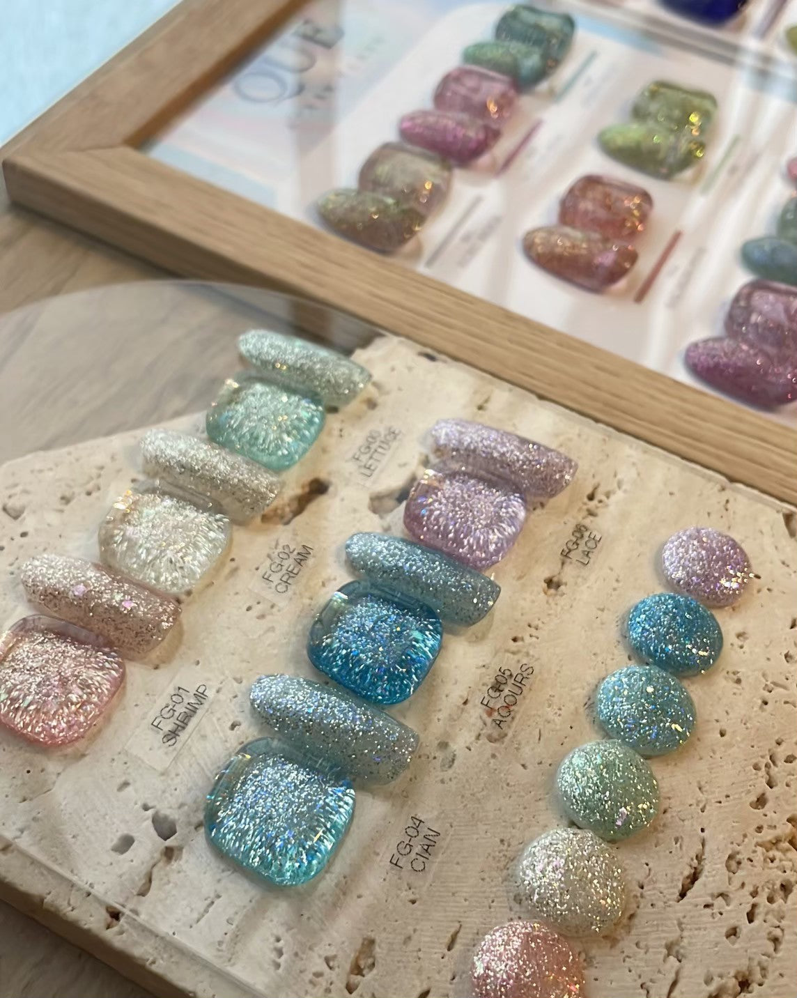 【QUE】FUNNY GLITTER(FG series)全6色