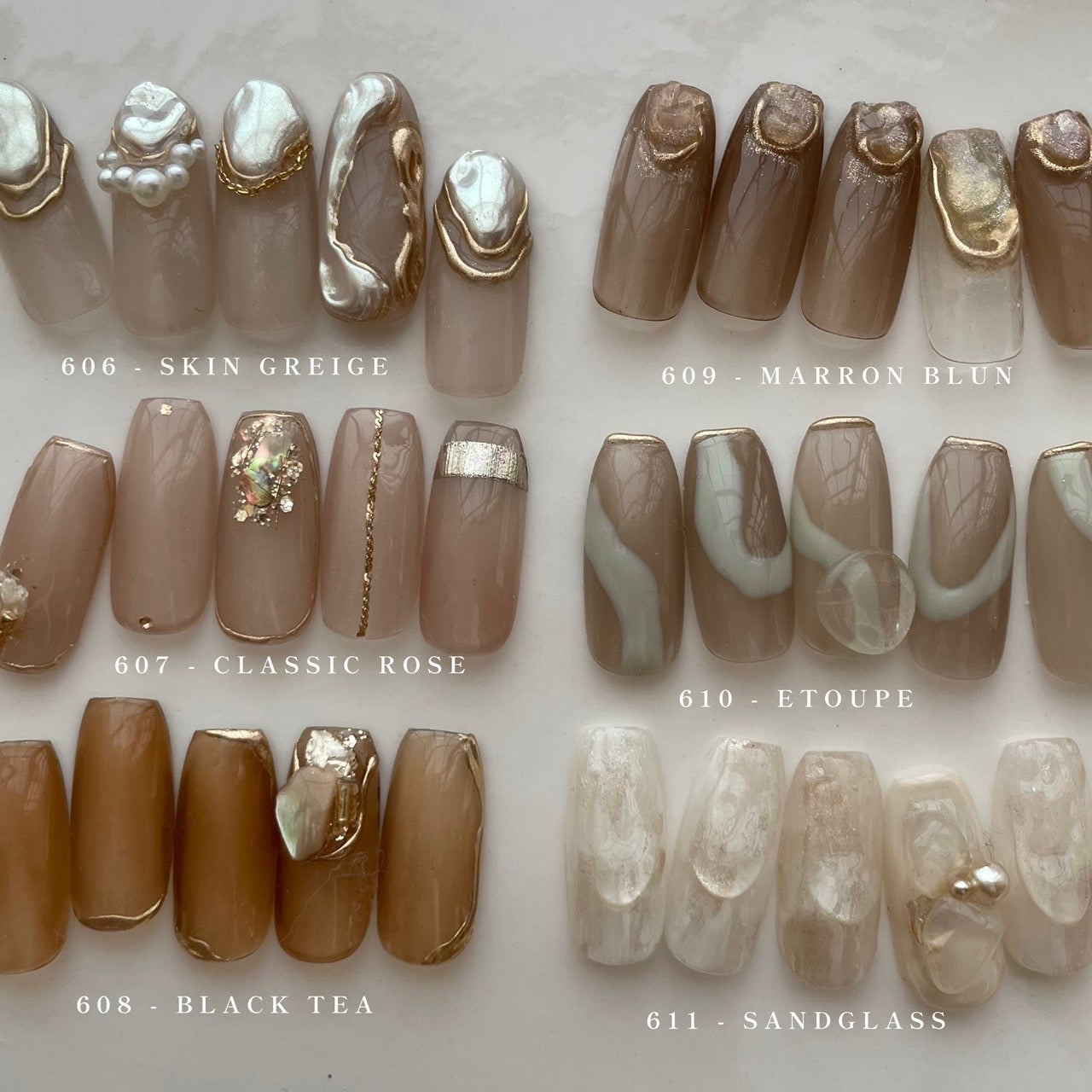 【MYSTIC JO.】MYSTIC GEL 606~611 / Aya