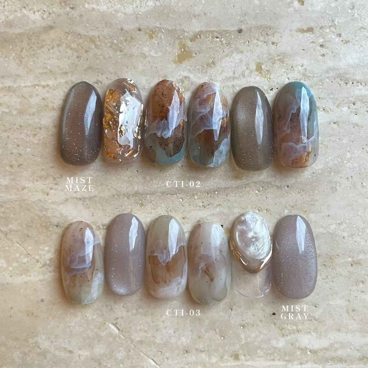 【MYSTIC JO.】CRUDE TEXTURE INK  (6color)