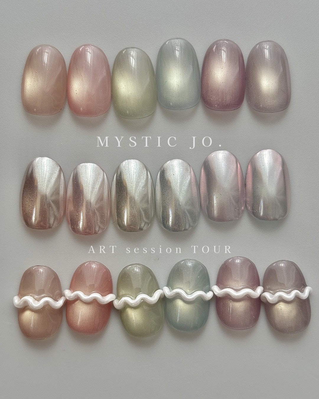 【MYSTIC JO.】ART SESSION TOUR 限定マグネットジェル 全6色セット