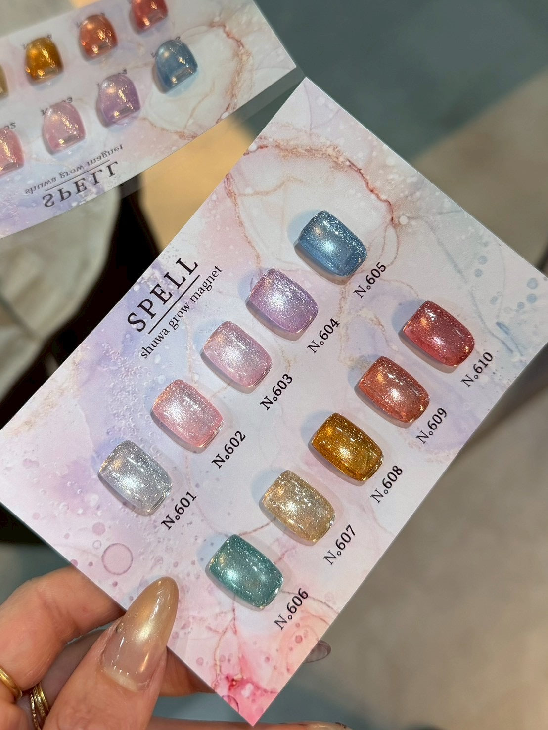 【SPELL】shuwa glow magnet 601~610 (10color)