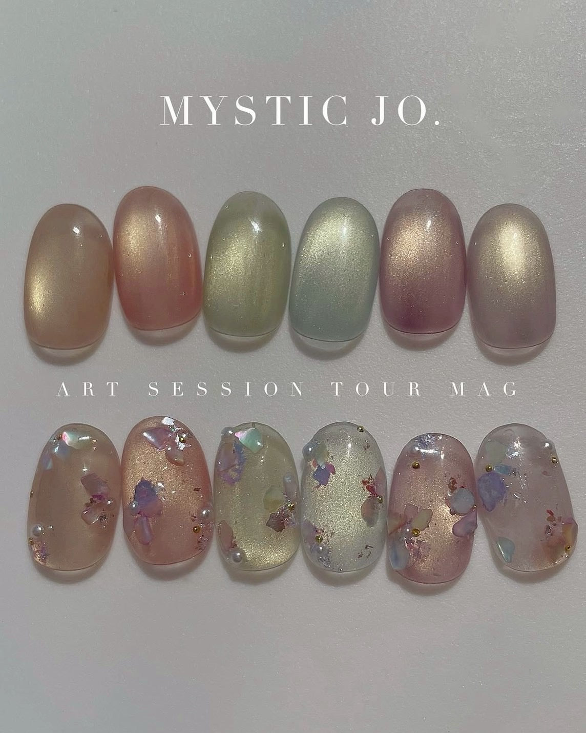 【MYSTIC JO.】ART SESSION TOUR 限定マグネットジェル 全6色セット