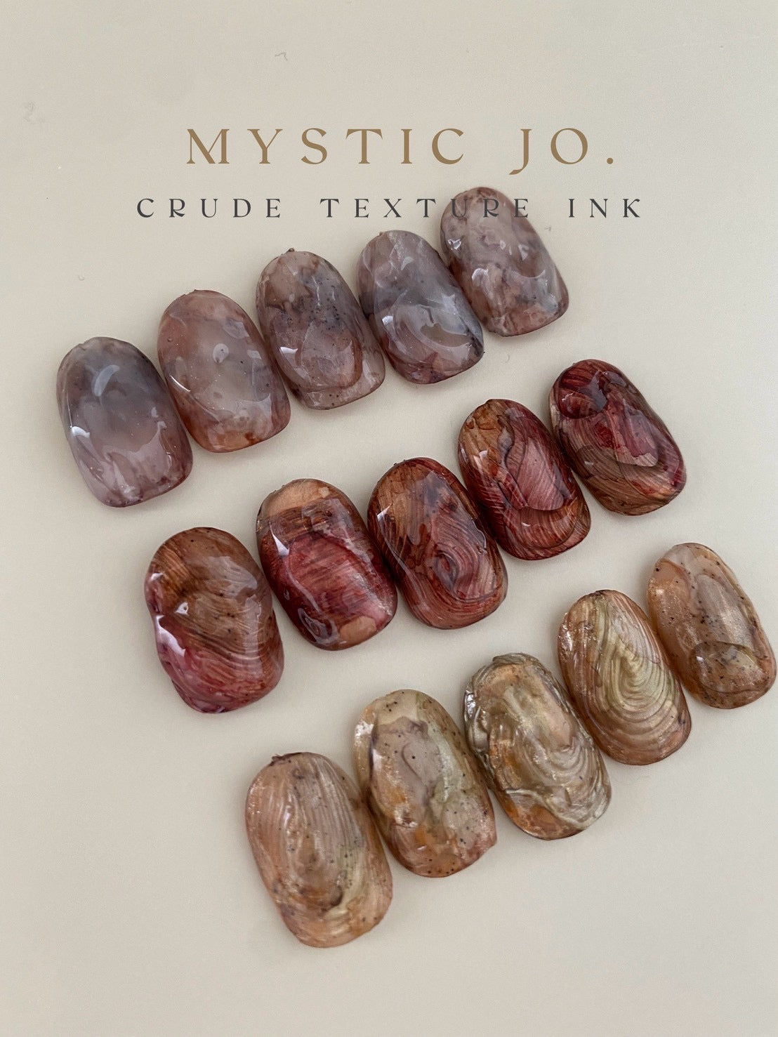 【MYSTIC JO.】CRUDE TEXTURE INK  (6color)