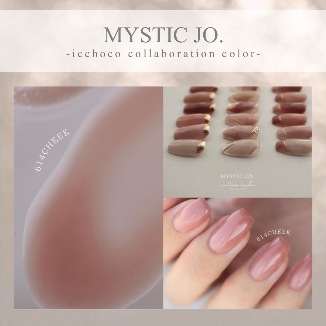 mystic jo. カラージェル 61色セット　カラーチャート付き MYSTIC JO.】MYSTIC GEL 612~617 / icchoco – J.O.ONLINE