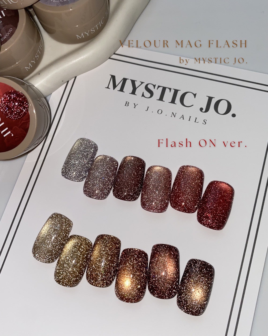 【MYSTIC JO.】VELOUR MAG FLASH / VE-07~12 (6color)
