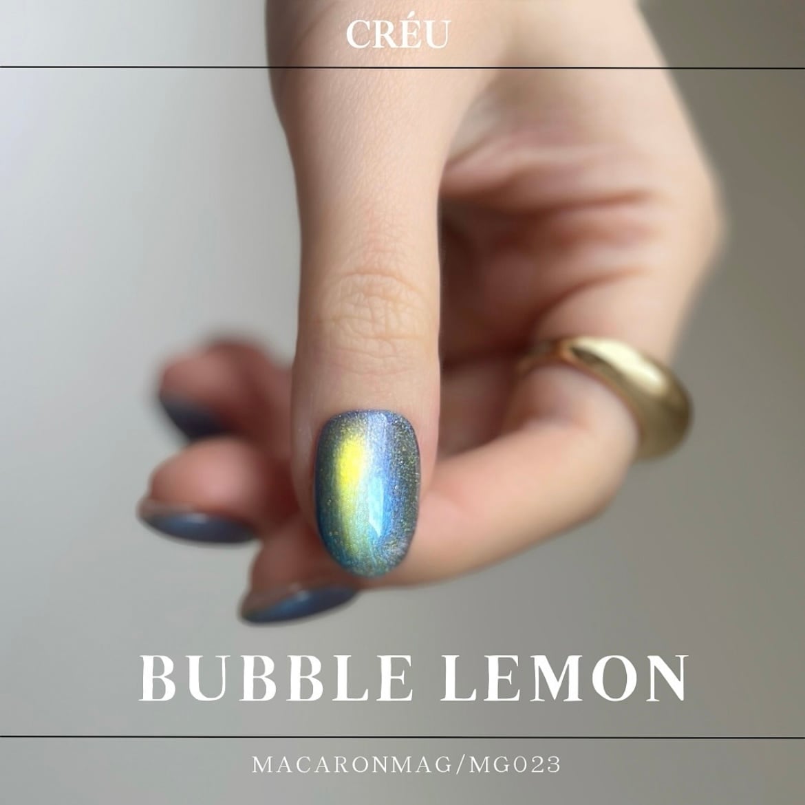 【CRÉU】MACARON MAG (023 bubble lemon)