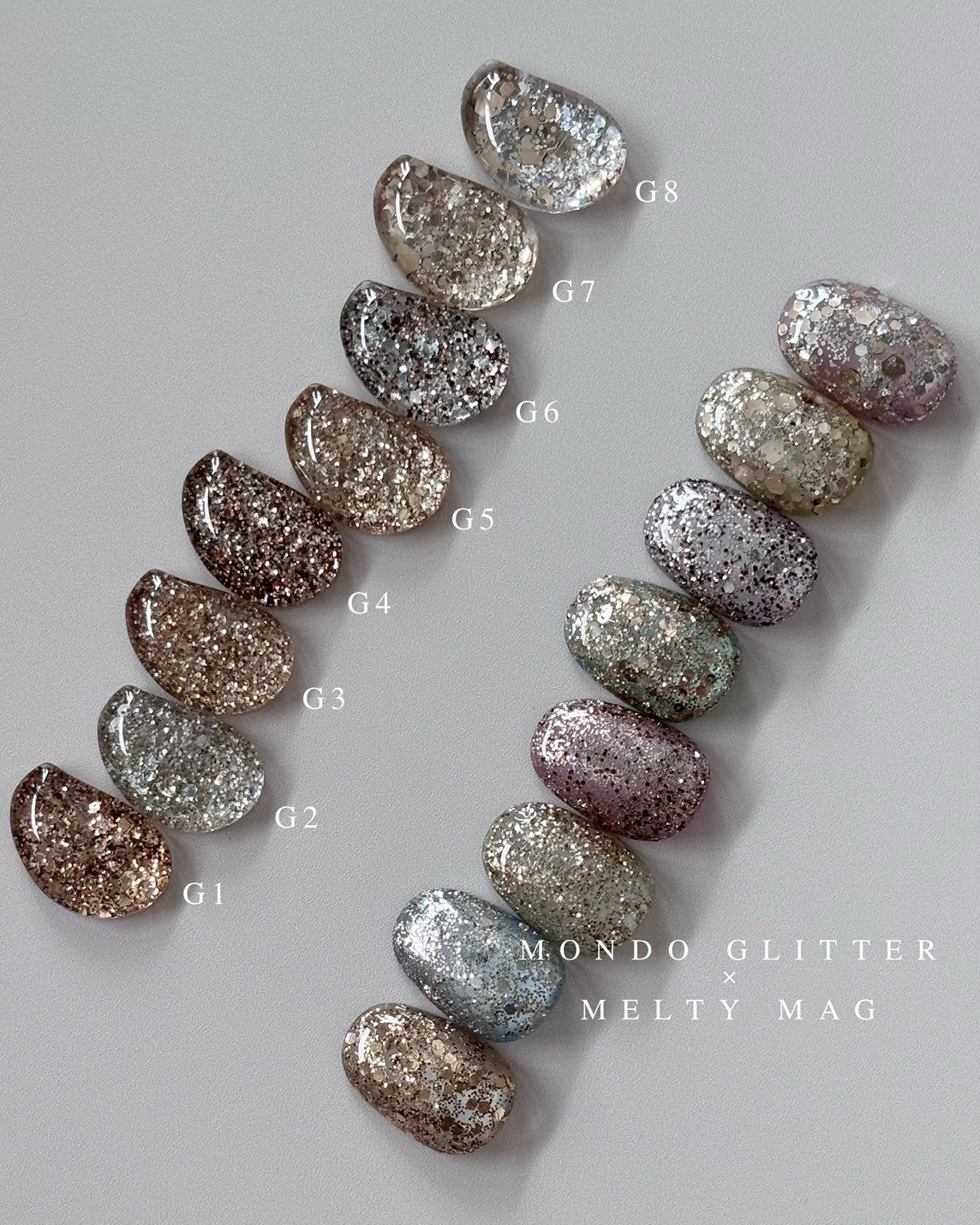 【MYSTIC JO.】MONDO GLITTER (8color)