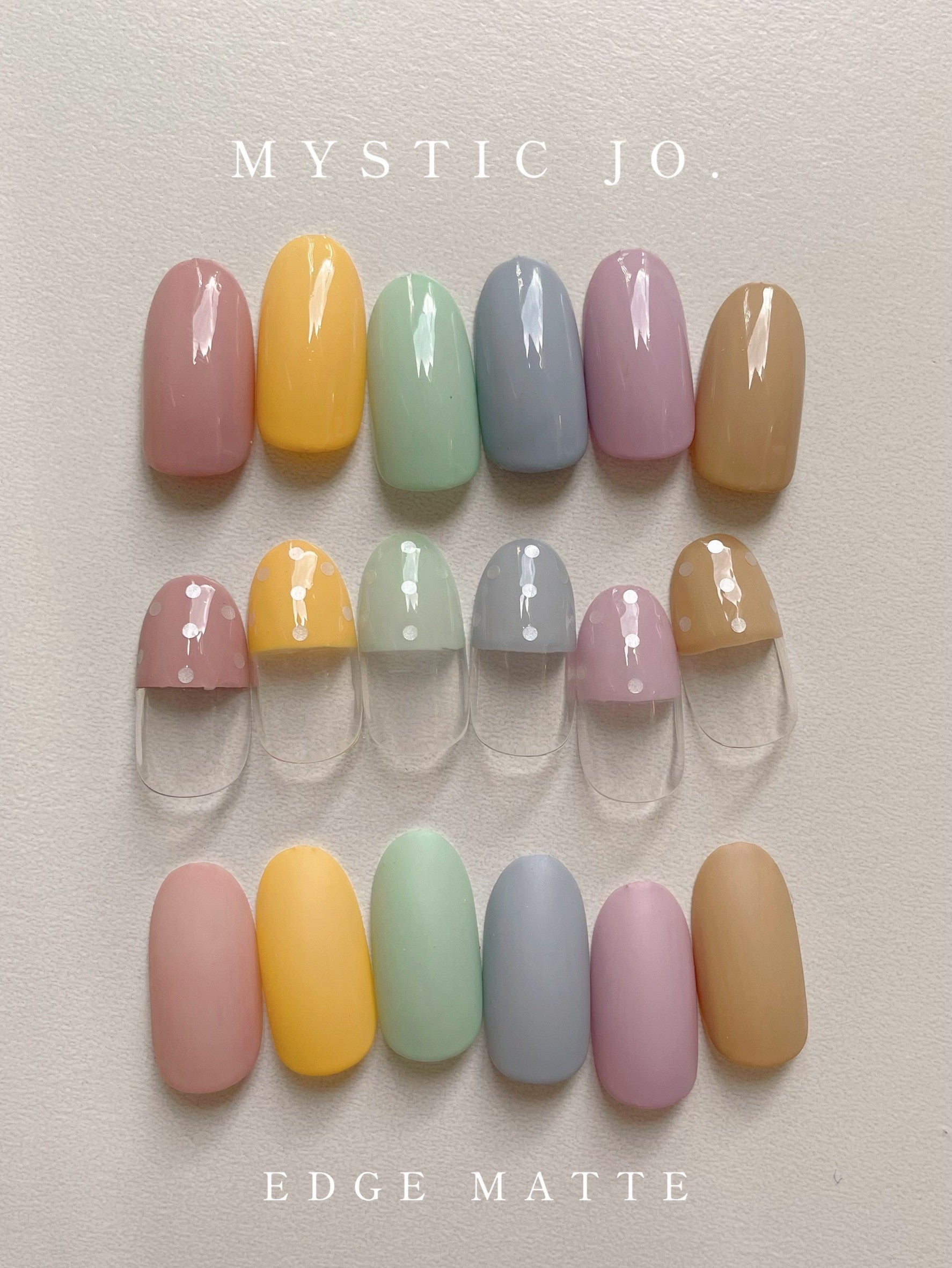 【MYSTIC JO.】EDGE MATTE / EM-13~18 (6color)
