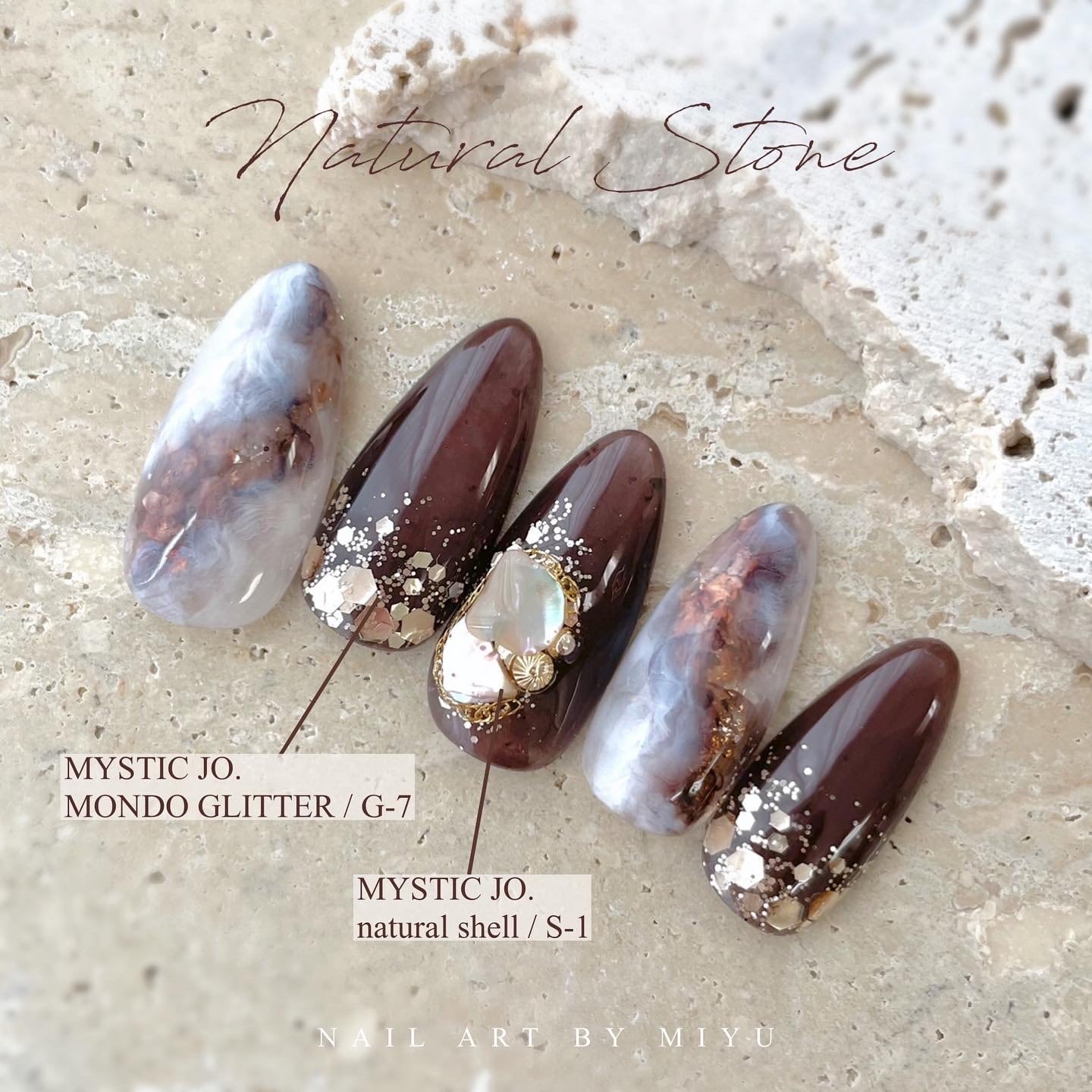 【MYSTIC JO.】NATURAL SHELL ( S-1 )