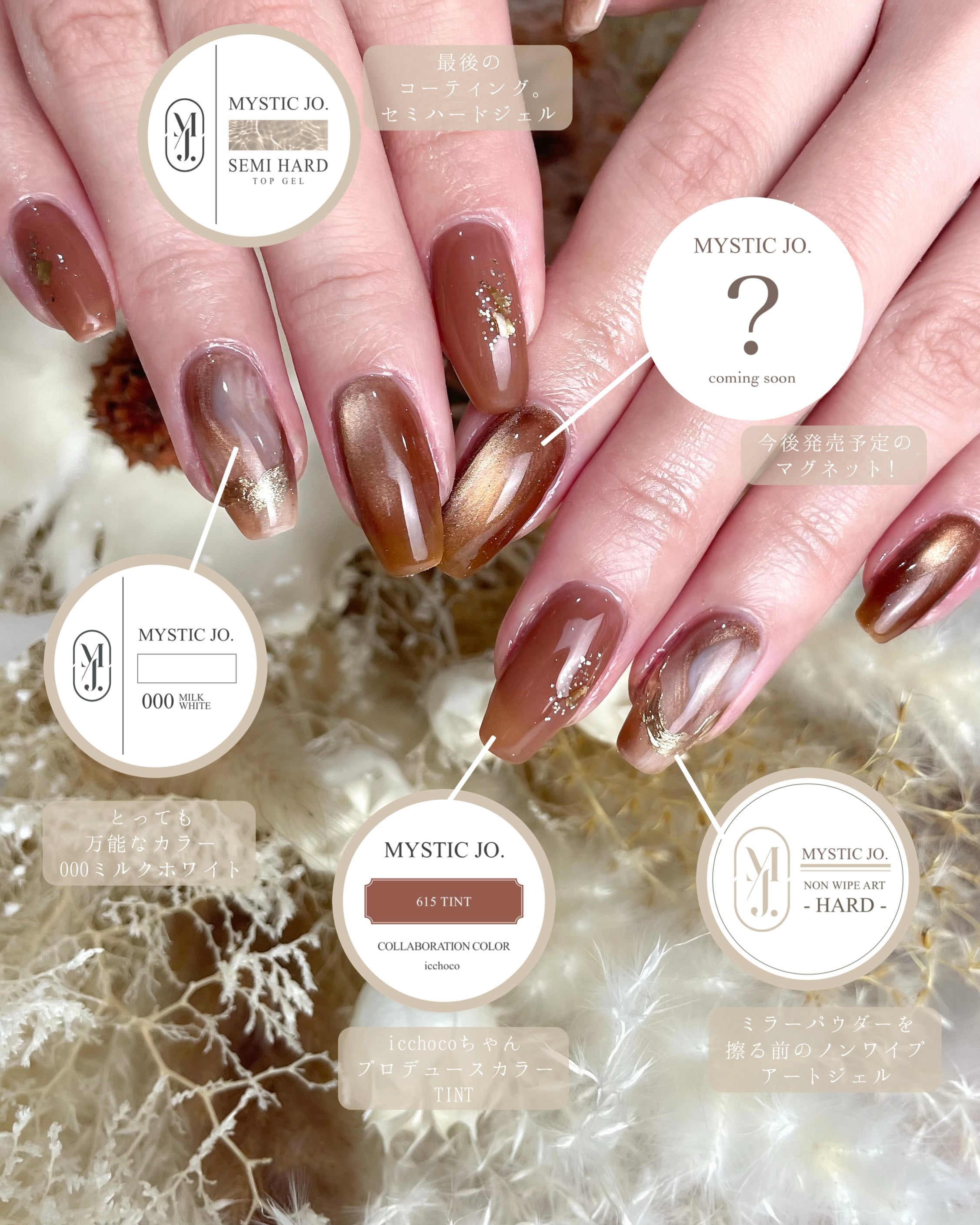 【MYSTIC JO.】MYSTIC GEL 000~005 / 1st edition
