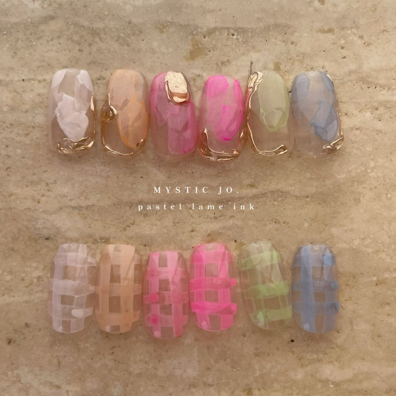 【MYSTIC JO.】PASTEL LAME INK  (6color)