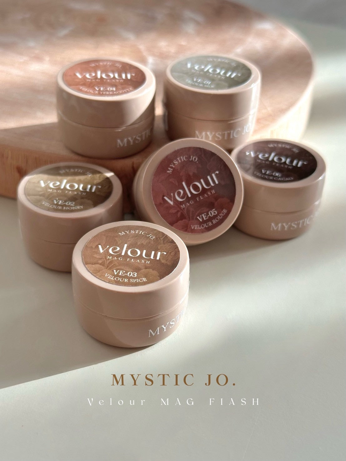【MYSTIC JO.】VELOUR MAG FLASH / VE-01~06 (6color)