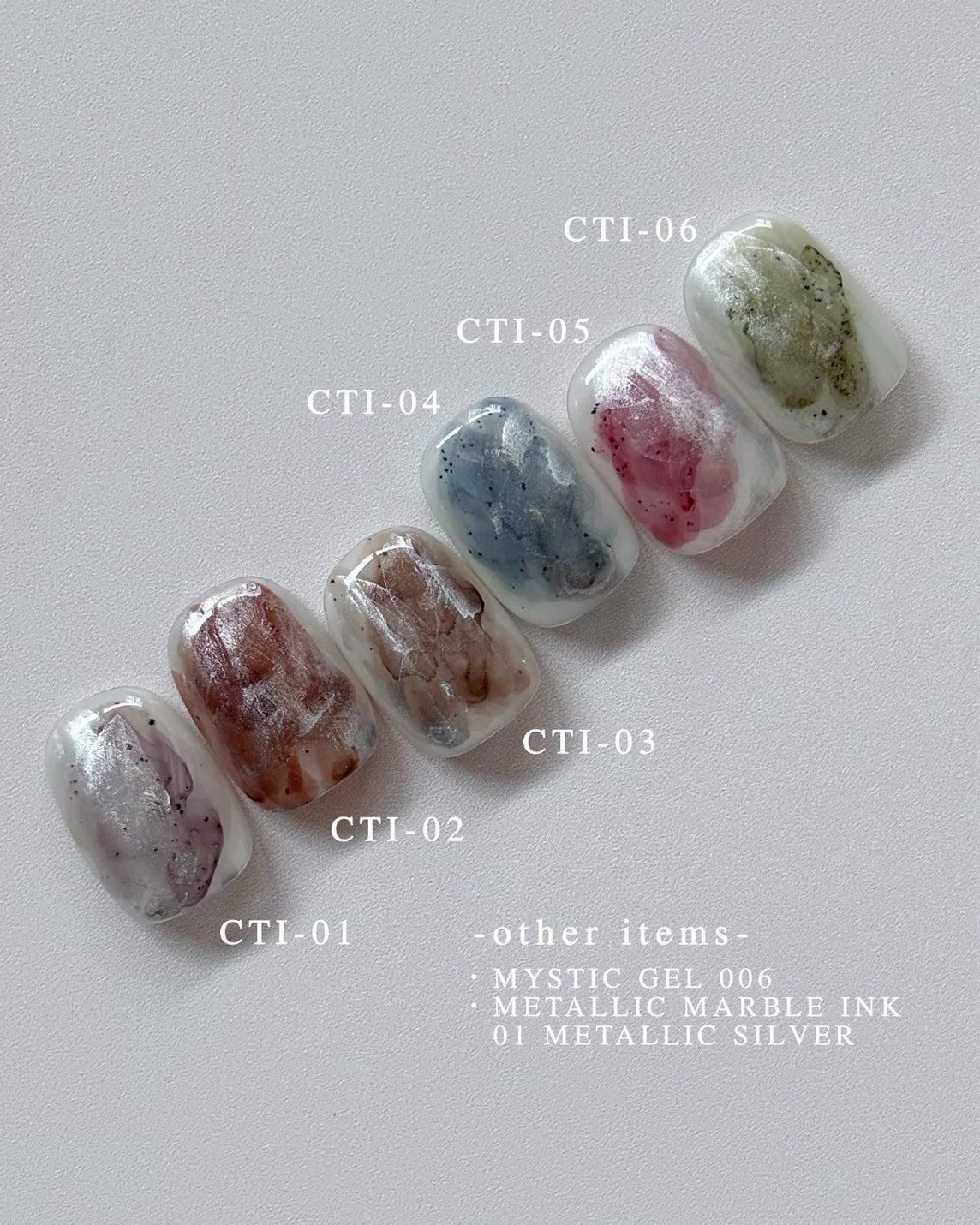 【MYSTIC JO.】CRUDE TEXTURE INK  (6color)