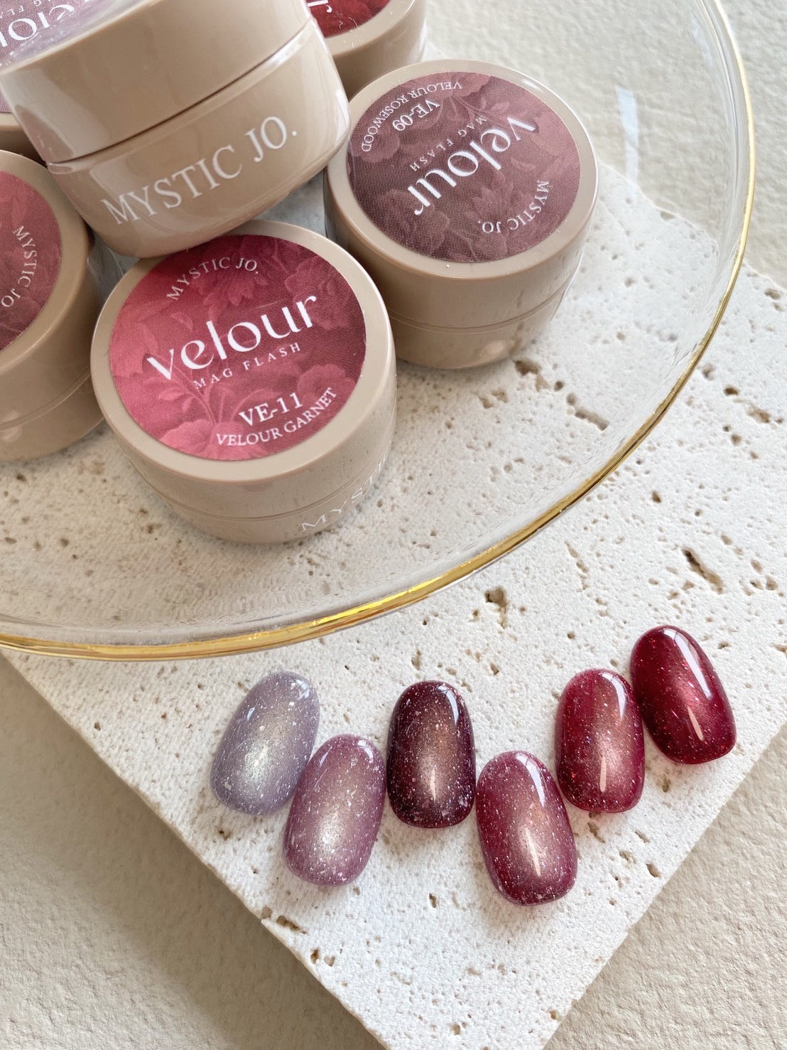 【MYSTIC JO.】VELOUR MAG FLASH / VE-07~12 (6color)