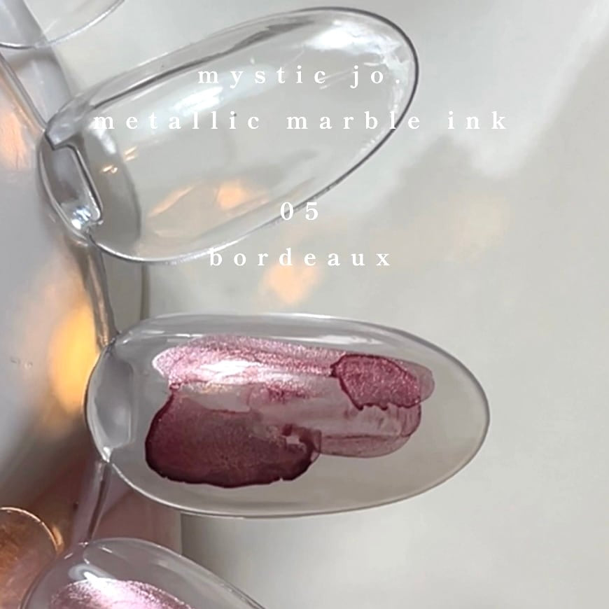 【MYSTIC JO.】METALLIC MARBLE INK