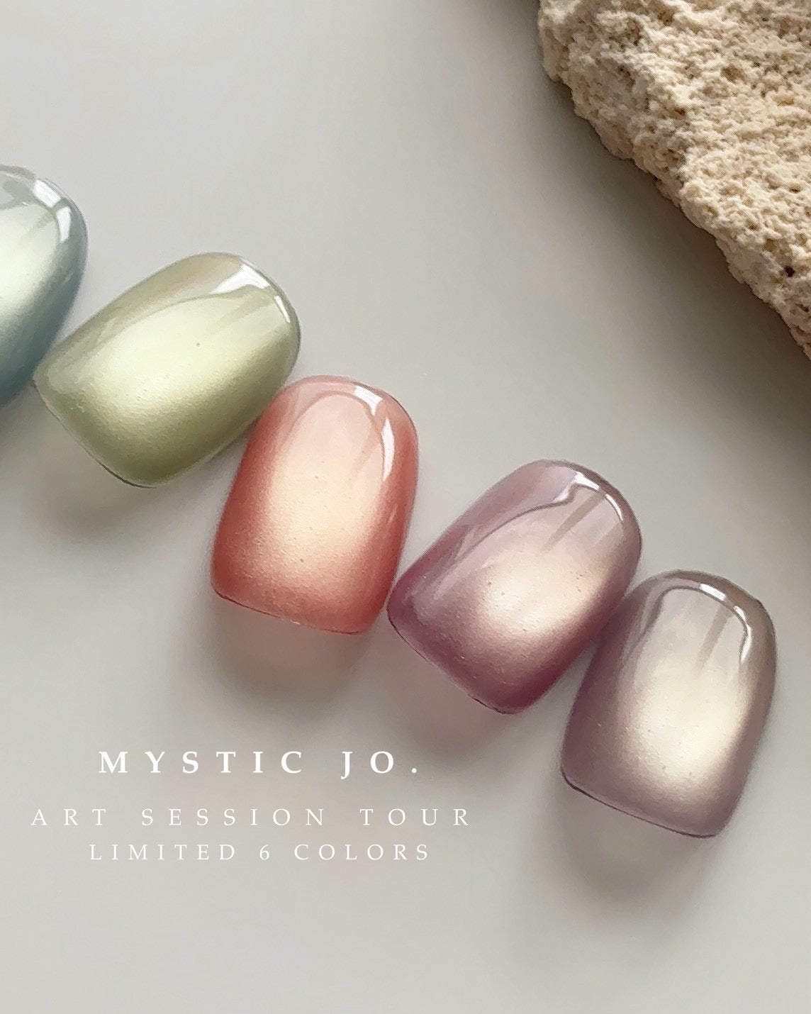 【MYSTIC JO.】ART SESSION TOUR 限定マグネットジェル 全6色セット