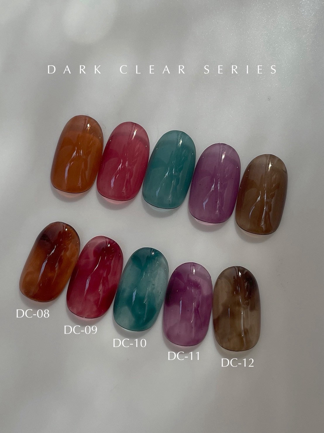 【MYSTIC JO.】DARK CLEAR / DC-08 DARK BROWN