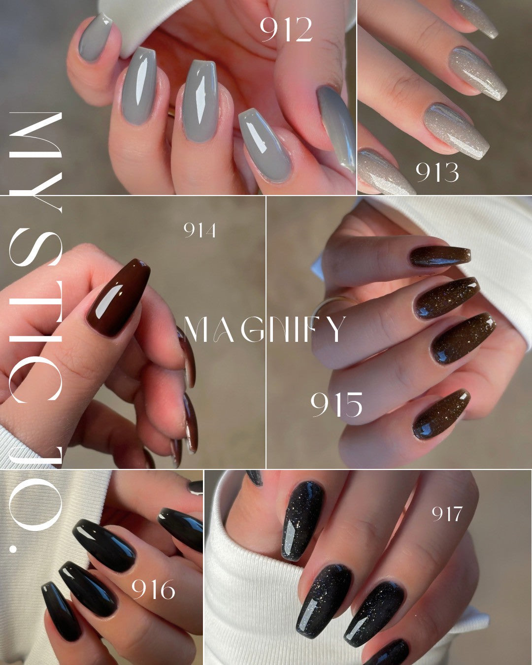 mystic jo. ミスティックジョー ジェル 12個セット MYSTIC JO.】MYSTIC GEL 912~917 / MAGNIFY – J.O.ONLINE