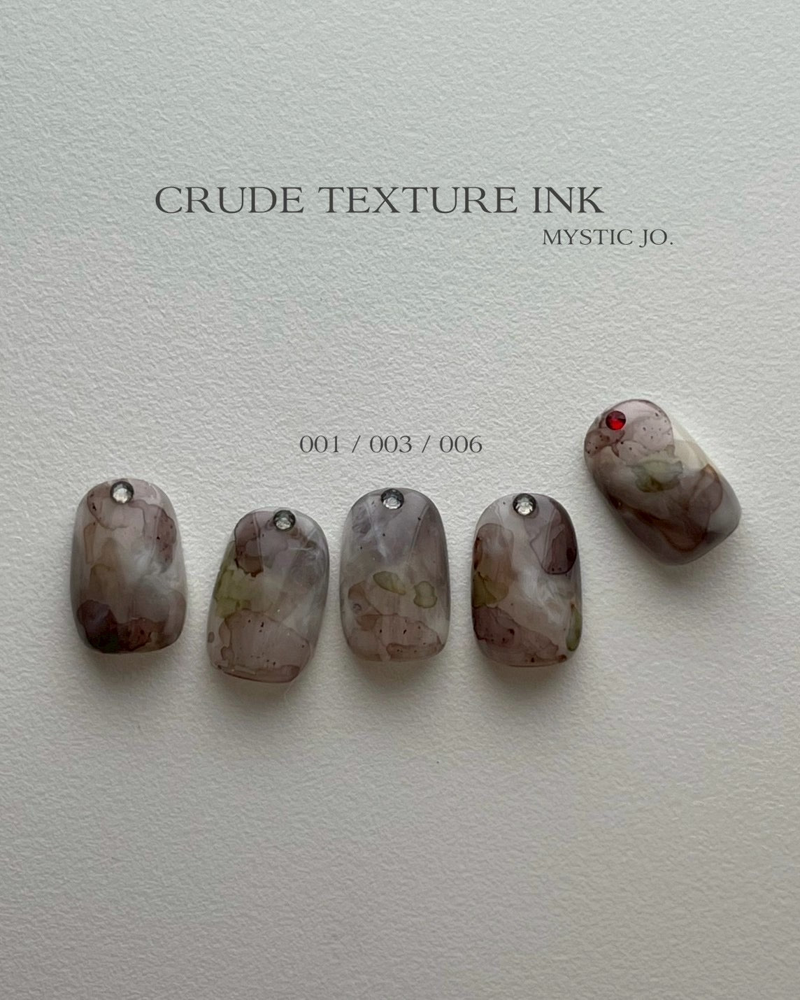【MYSTIC JO.】CRUDE TEXTURE INK  (6color)